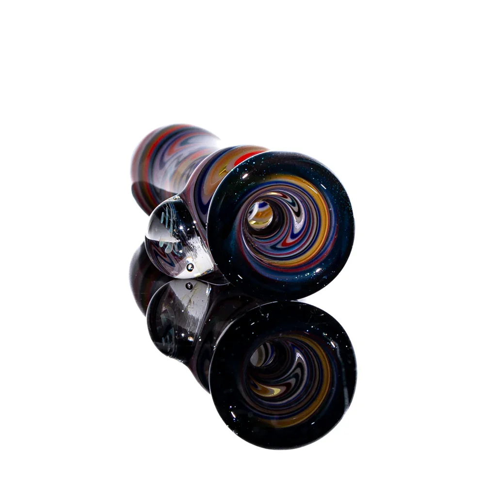 Jon Rickert - Purple, Red, Black & Blue Linework Chillum - Image 2