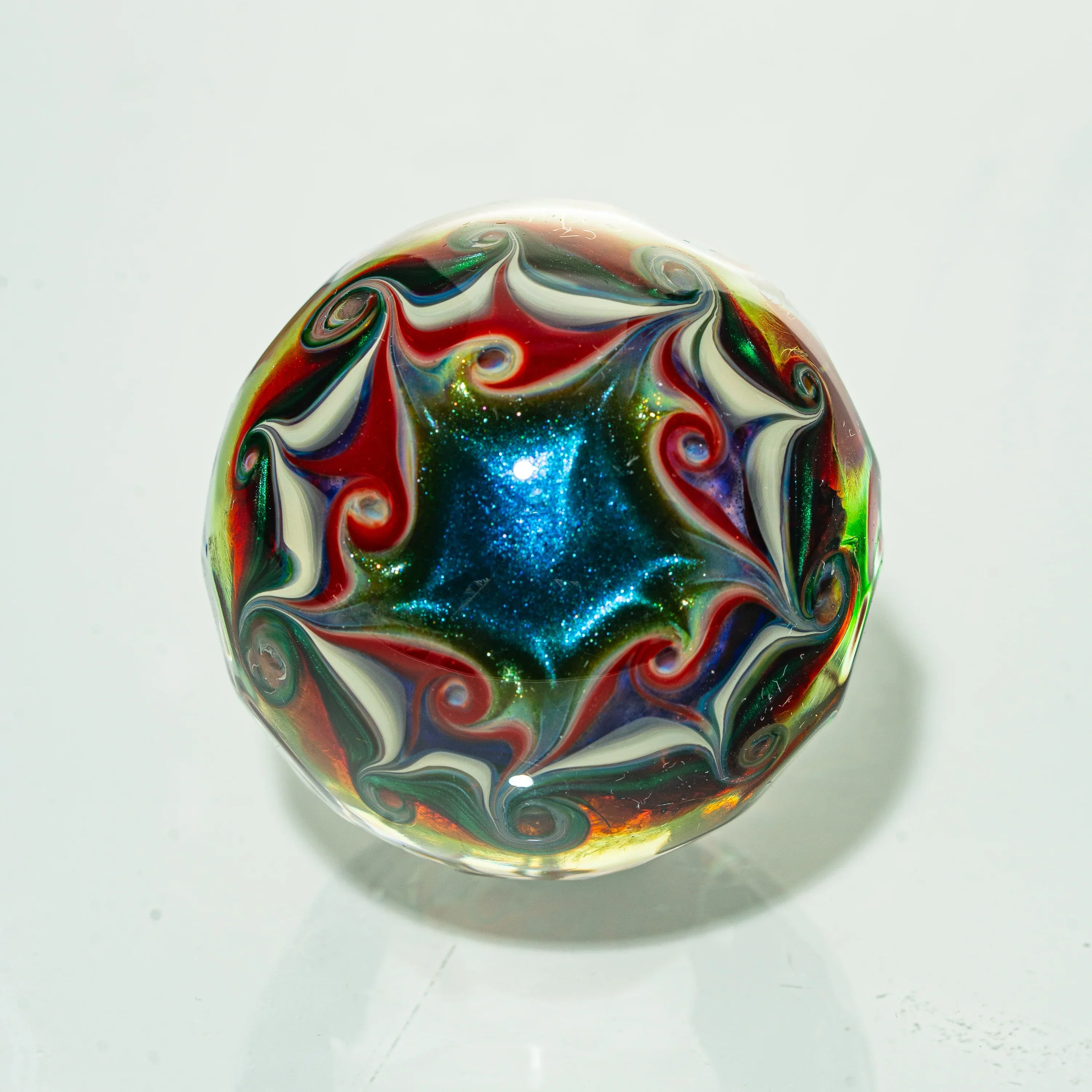 Josh Mazet - Red & Green Jelly Pool 45MM Marble - Image 2