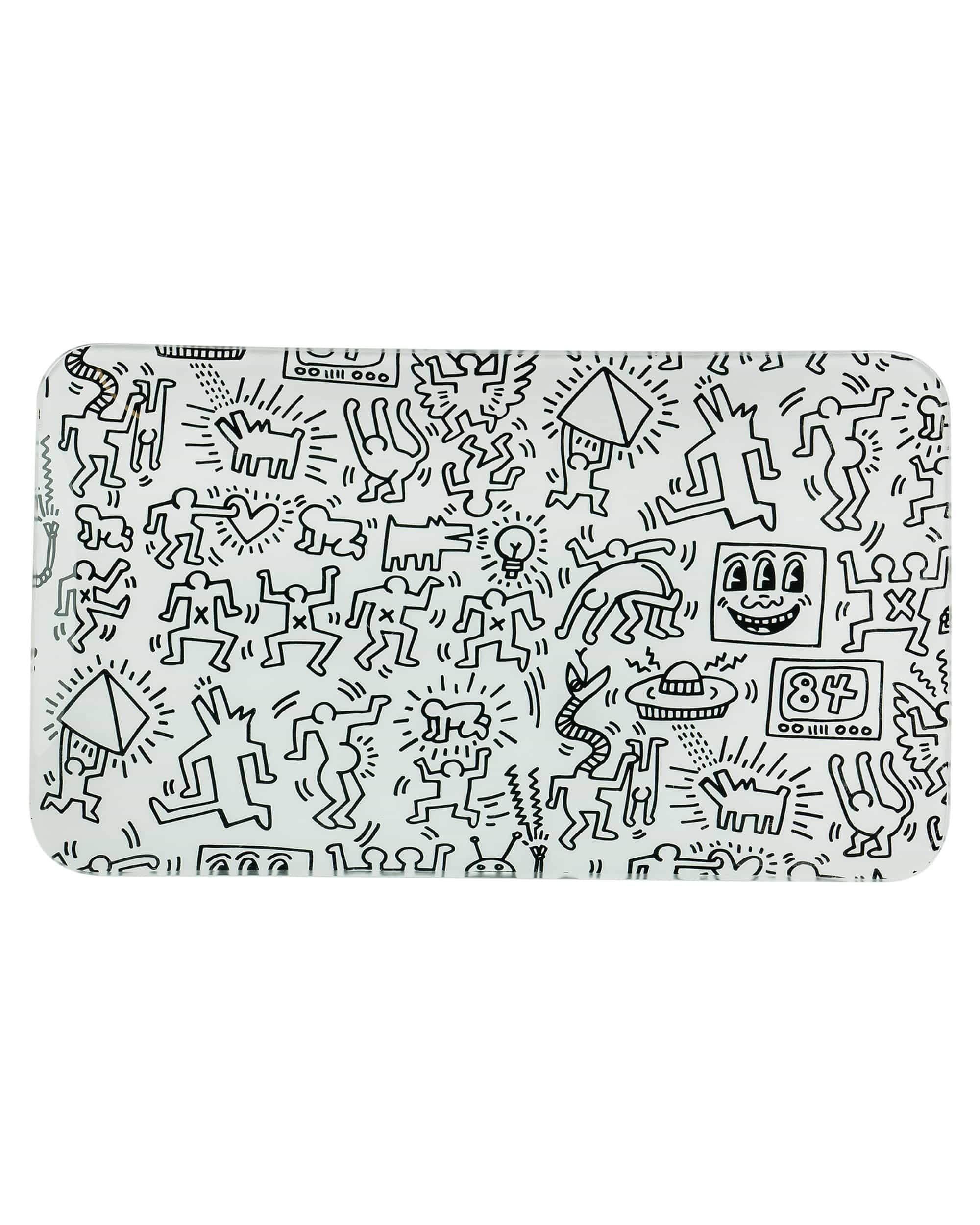 K. Haring - Black & White Rolling Tray - Image 2