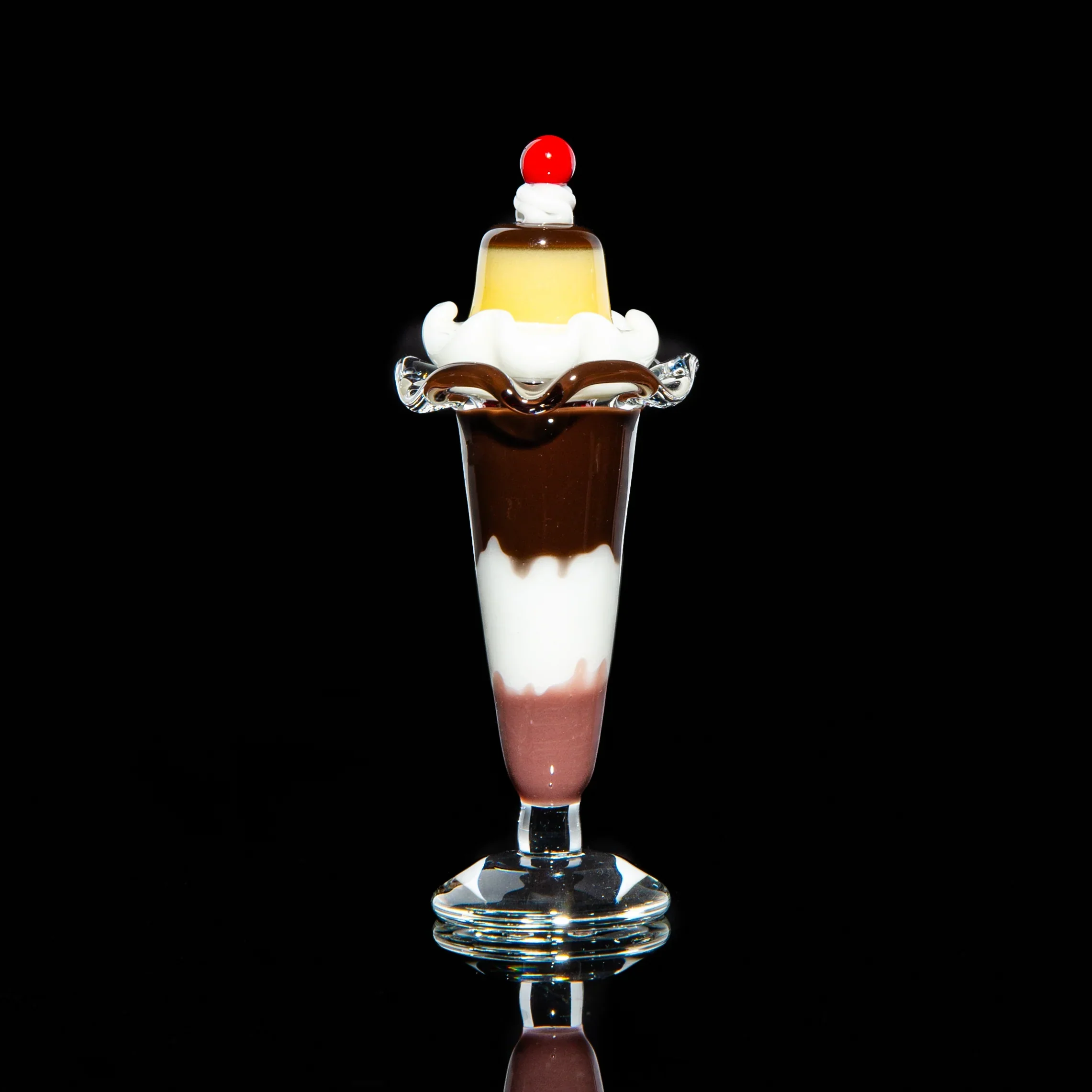 Kaji The Lab - Chocolate & Vanilla Ice Cream Sundae Slurper Set