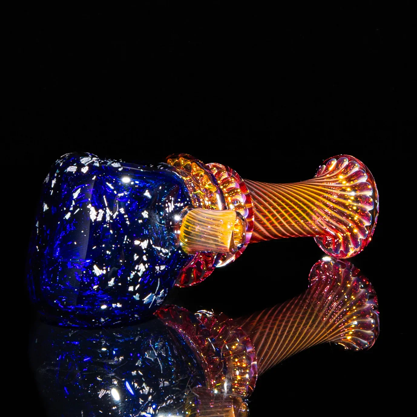 Kevin Beecher - Large Blue Tin Tack Blue Fume Spoon - Image 3