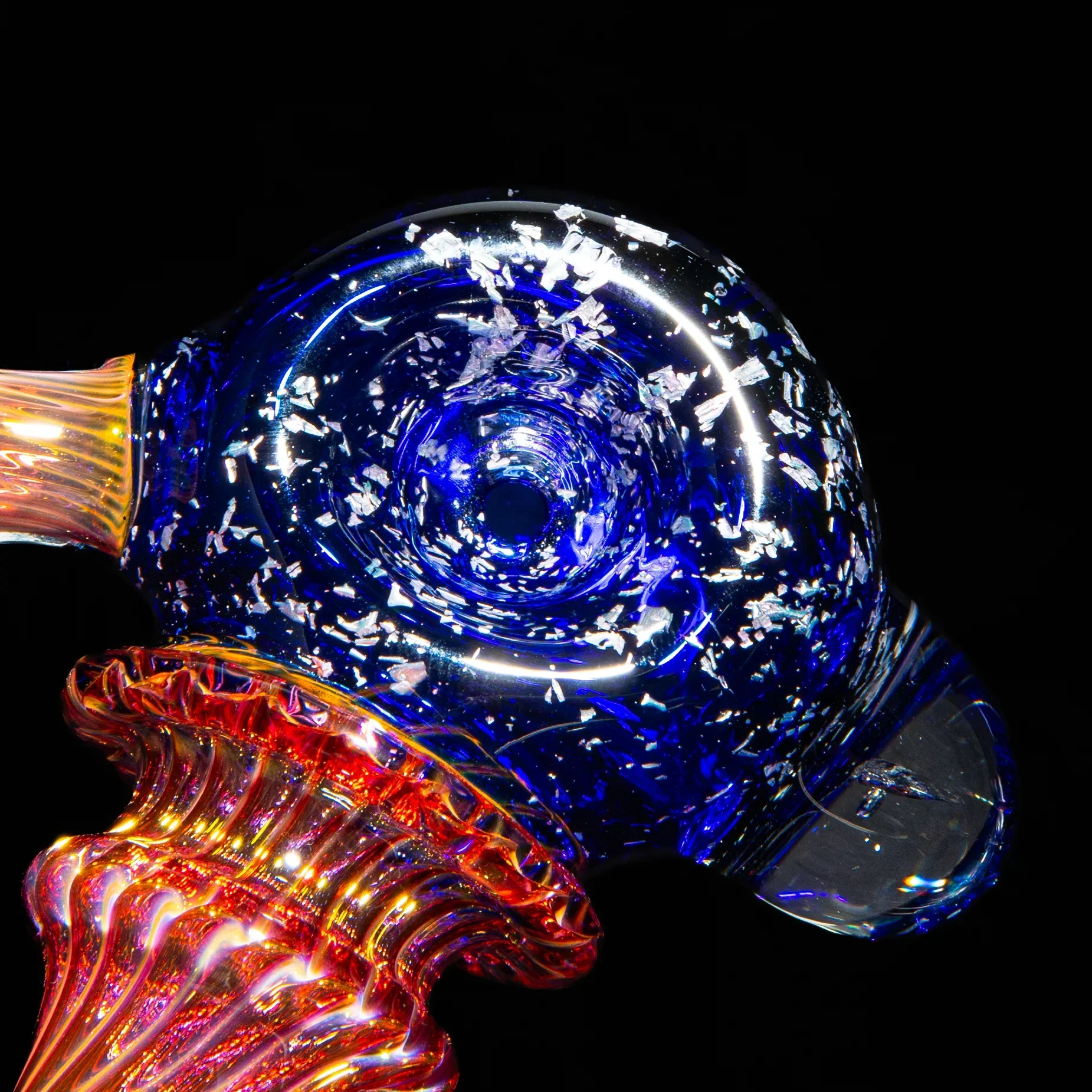 Kevin Beecher - Large Blue Tin Tack Blue Fume Spoon - Image 5