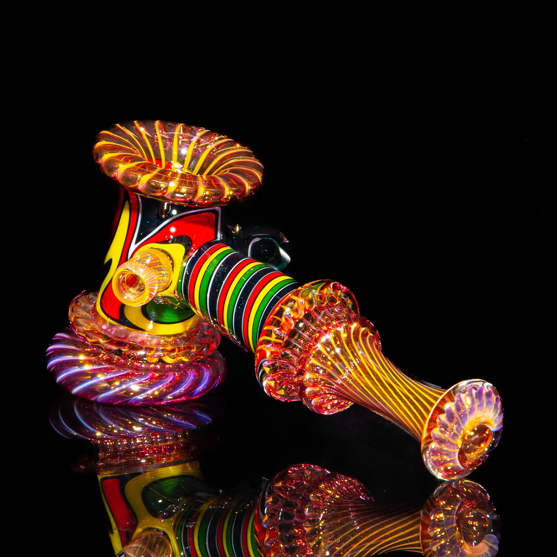 Kevin Beecher - Large Rasta Linework Fume Hammer - Image 2