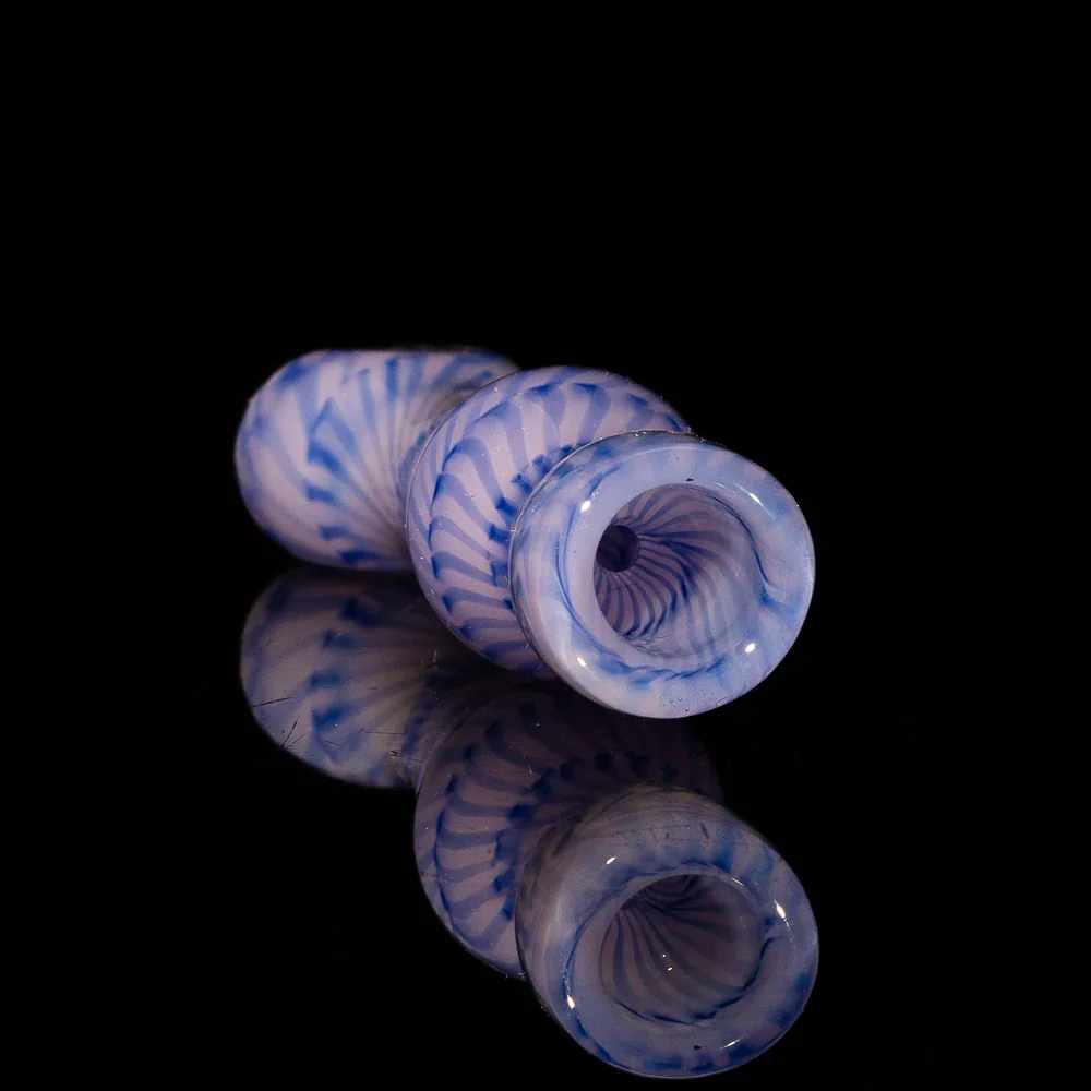 Keys - Light Blue Coil Pot Chillum - Image 2