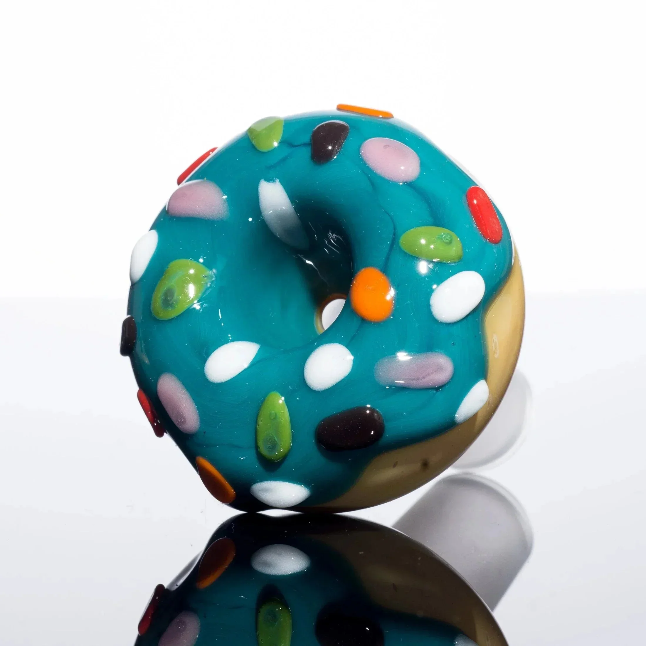 KGB Glass - Blue Raspberry 18mm Donut Slide - Image 2