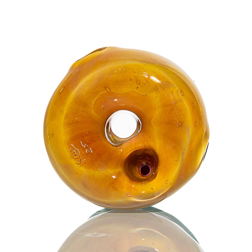 KGB Glass - Blue Raspberry Frosted Sprinkle Large Donut Dry Pipe - Image 2