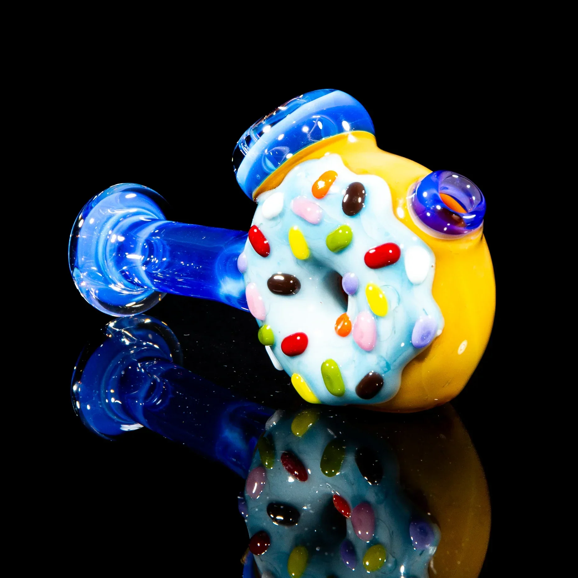 KGB Glass - Blue Raspberry & Rainbow Sprinkles Hammer - Image 2