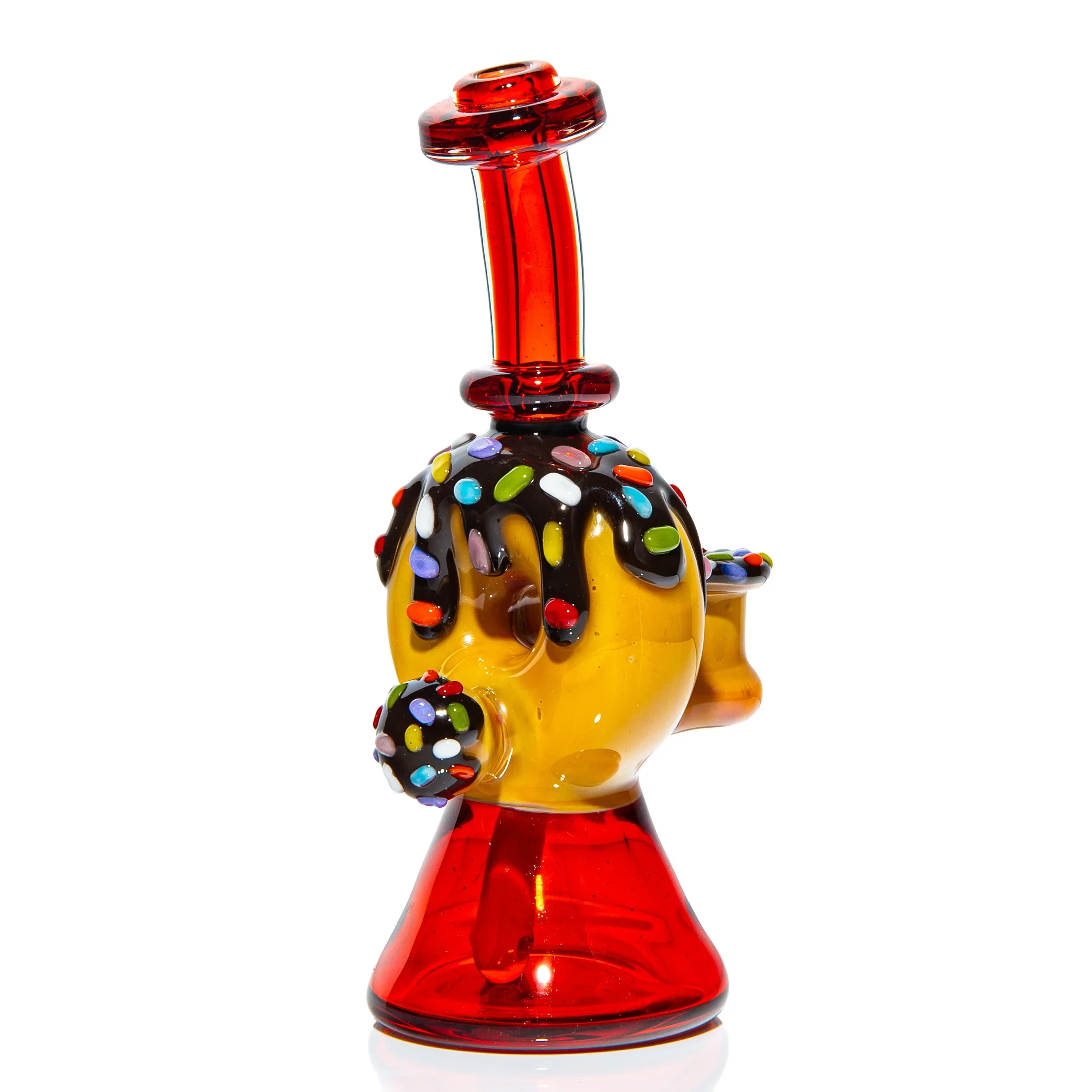 KGB Glass - Chocolate Dip & Rainbow Sprinkles Donut Rig - Image 2