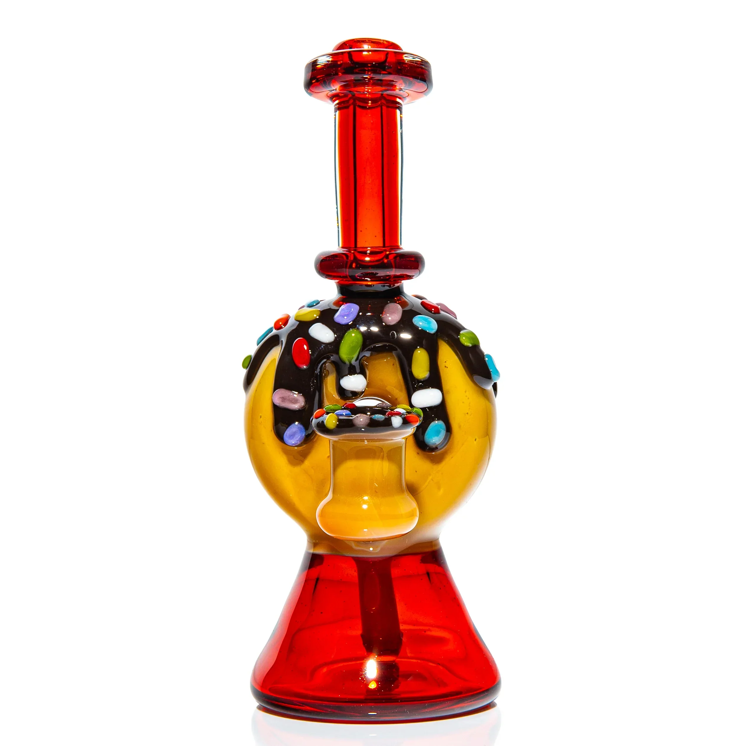 KGB Glass - Chocolate Dip & Rainbow Sprinkles Donut Rig - Image 4