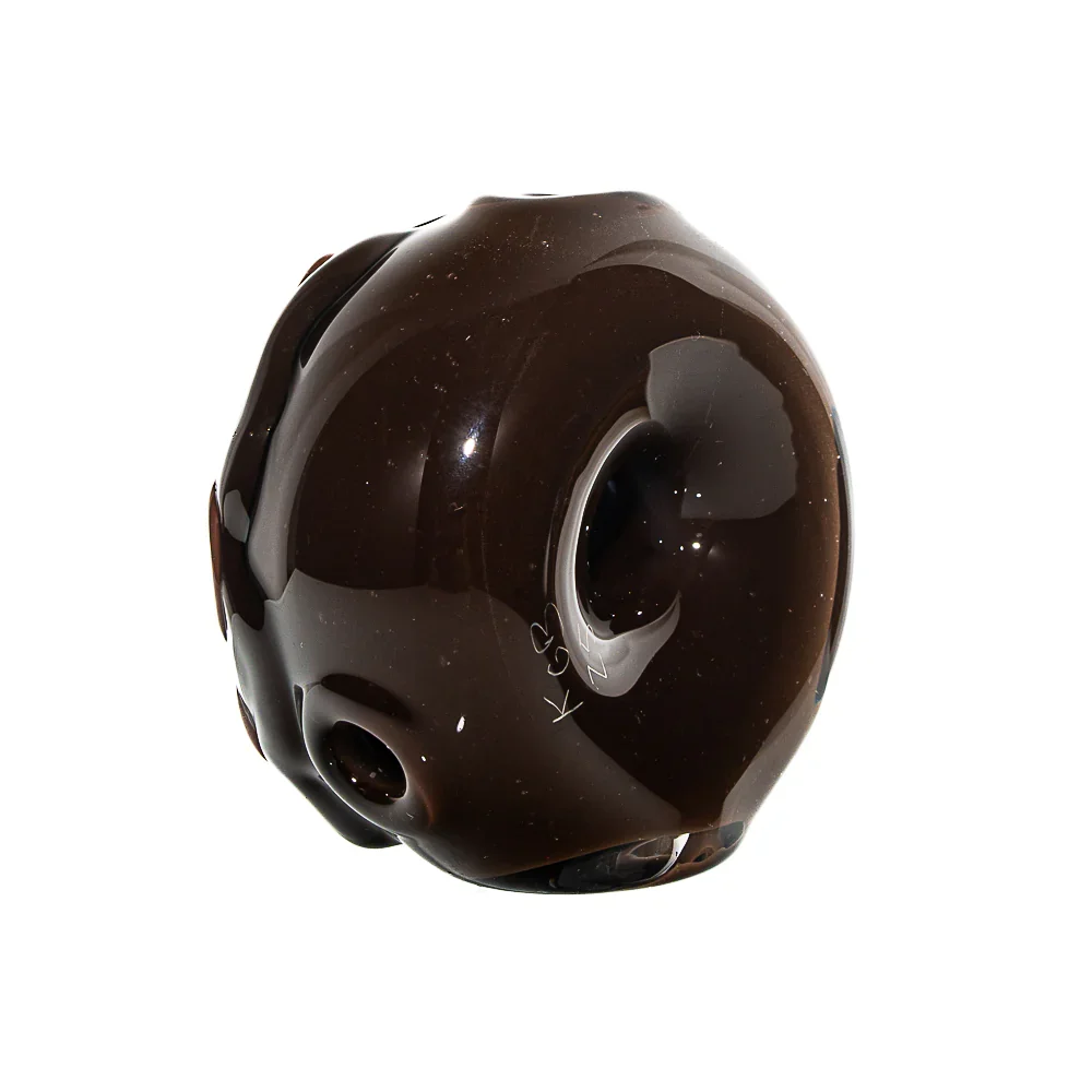 KGB Glass - Chocolate Frosted Chocolate Drizzle Mini Donut Dry Pipe - Image 2
