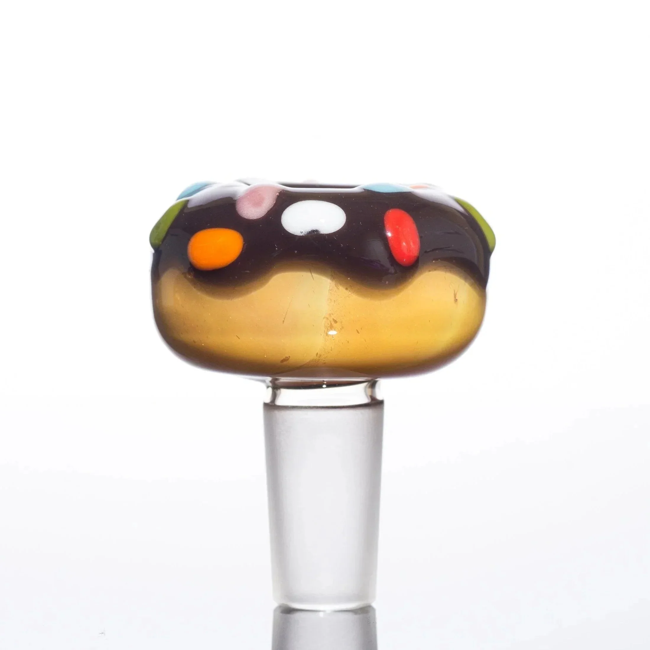 KGB Glass - Chocolate Frosted Spinkles 14mm Donut Slide - Image 2