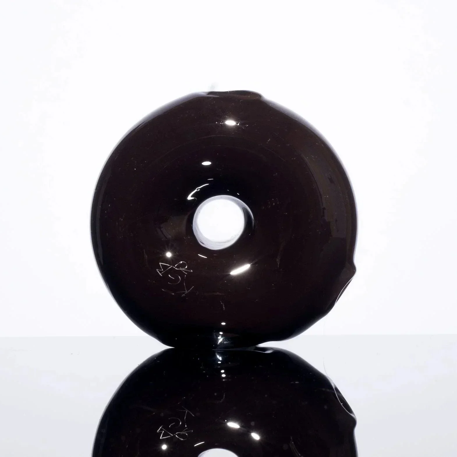 KGB Glass - Chocolate w/ Vanilla Frosted Sprinkles Mini Donut Pipe - Image 3