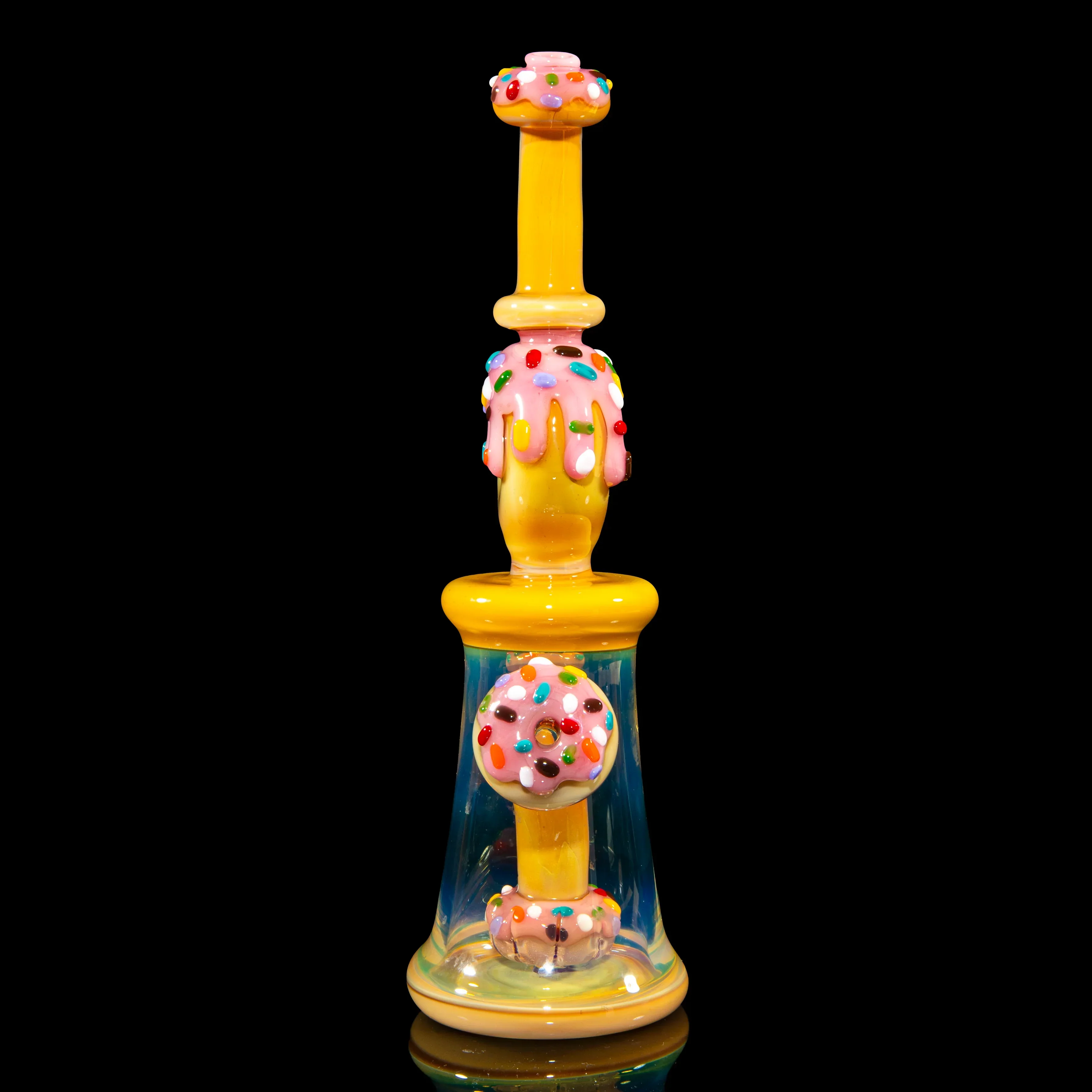 KGB Glass - Strawberry Dip & Rainbow Sprinkles Donut Rig - Image 2