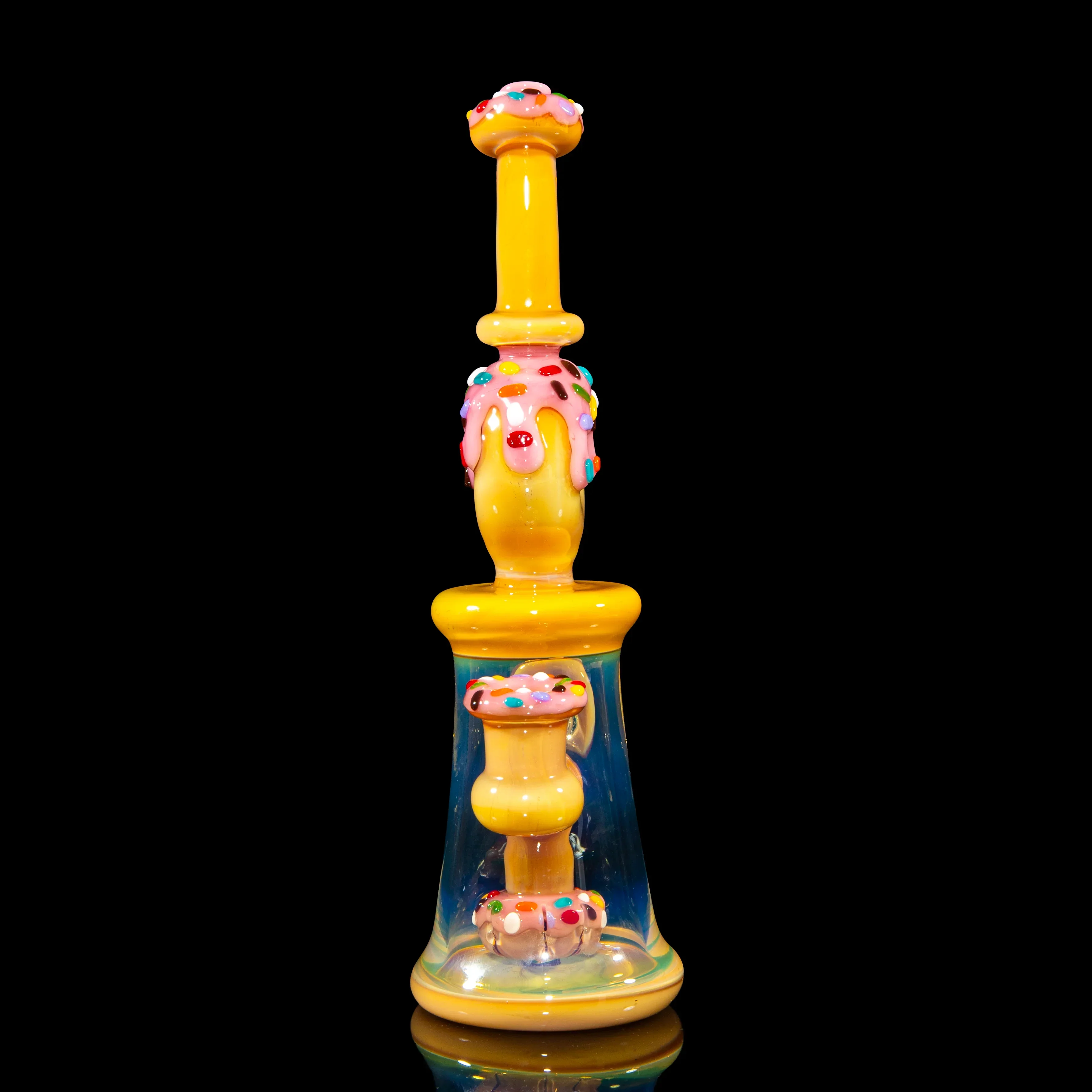 KGB Glass - Strawberry Dip & Rainbow Sprinkles Donut Rig - Image 4