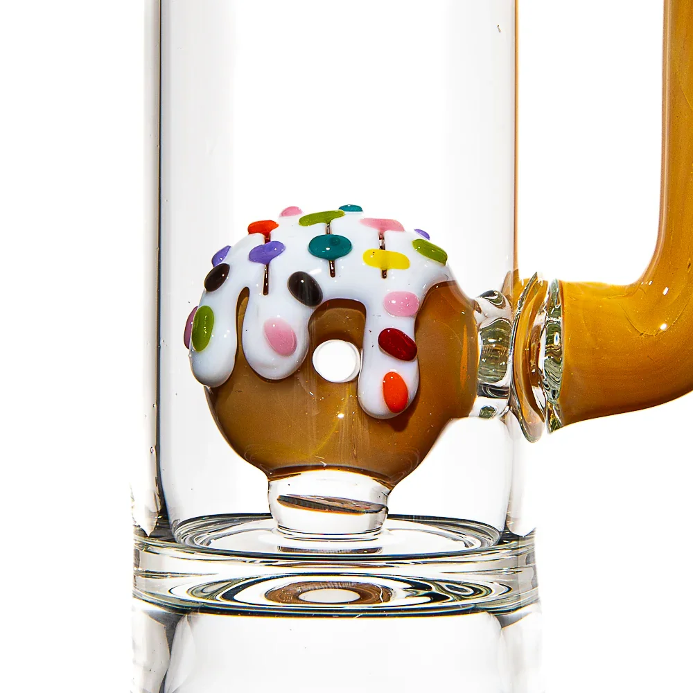KGB Glass - Vanilla Frosted Sprinkle 14mm Donut Tube - Image 4