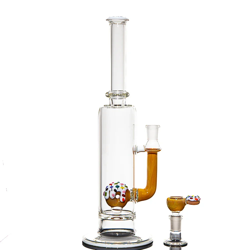KGB Glass - Vanilla Frosted Sprinkle 14mm Donut Tube - Image 6
