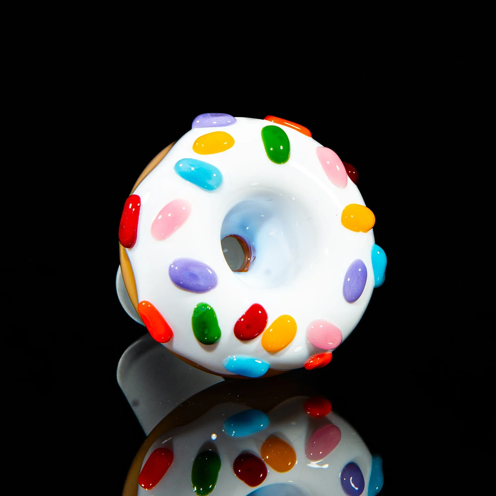 KGB Glass - Vanilla & Rainbow Sprinkles 18mm Slide - Image 2