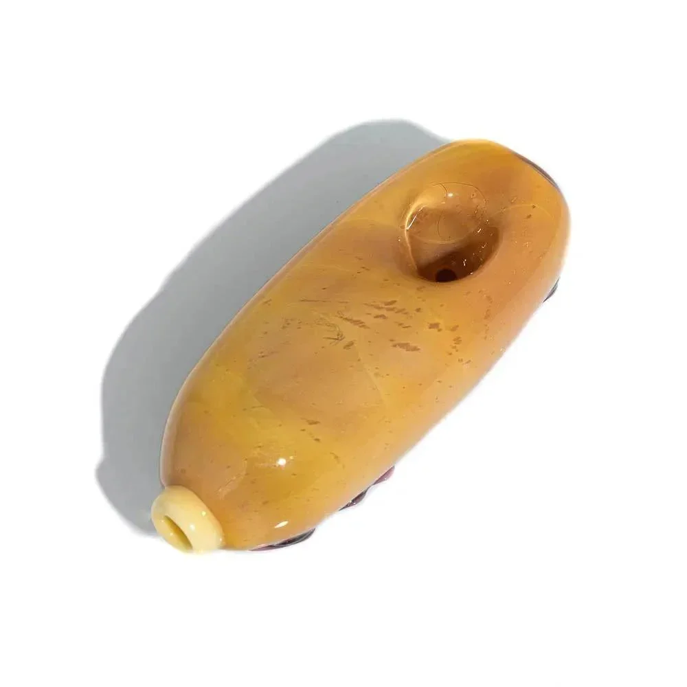 KGB Glass - Eclair & Strawberry Drizzle Large Donut Dry Pipe - Image 2