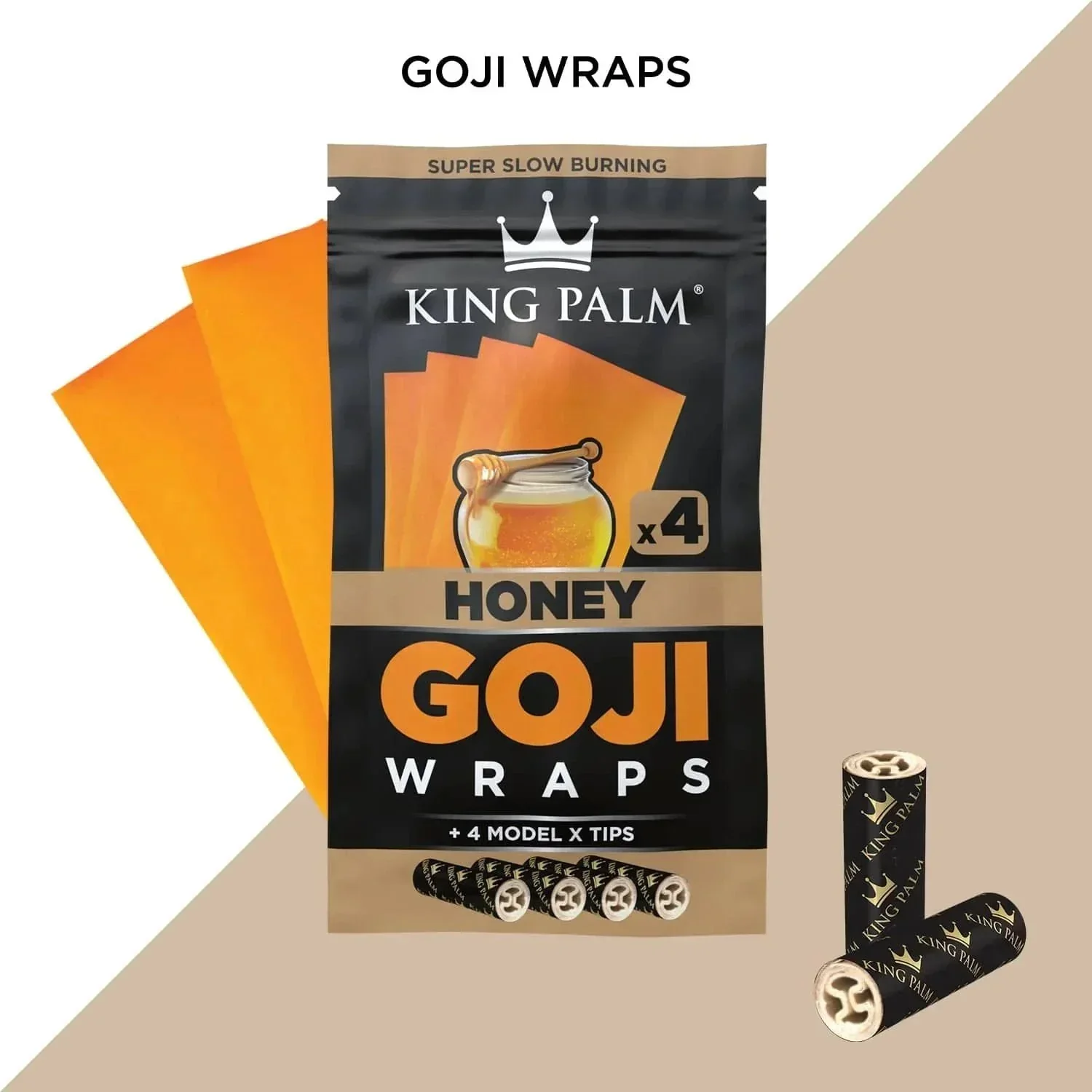 King Palm - Honey Goji Wraps 4 PK - Image 4