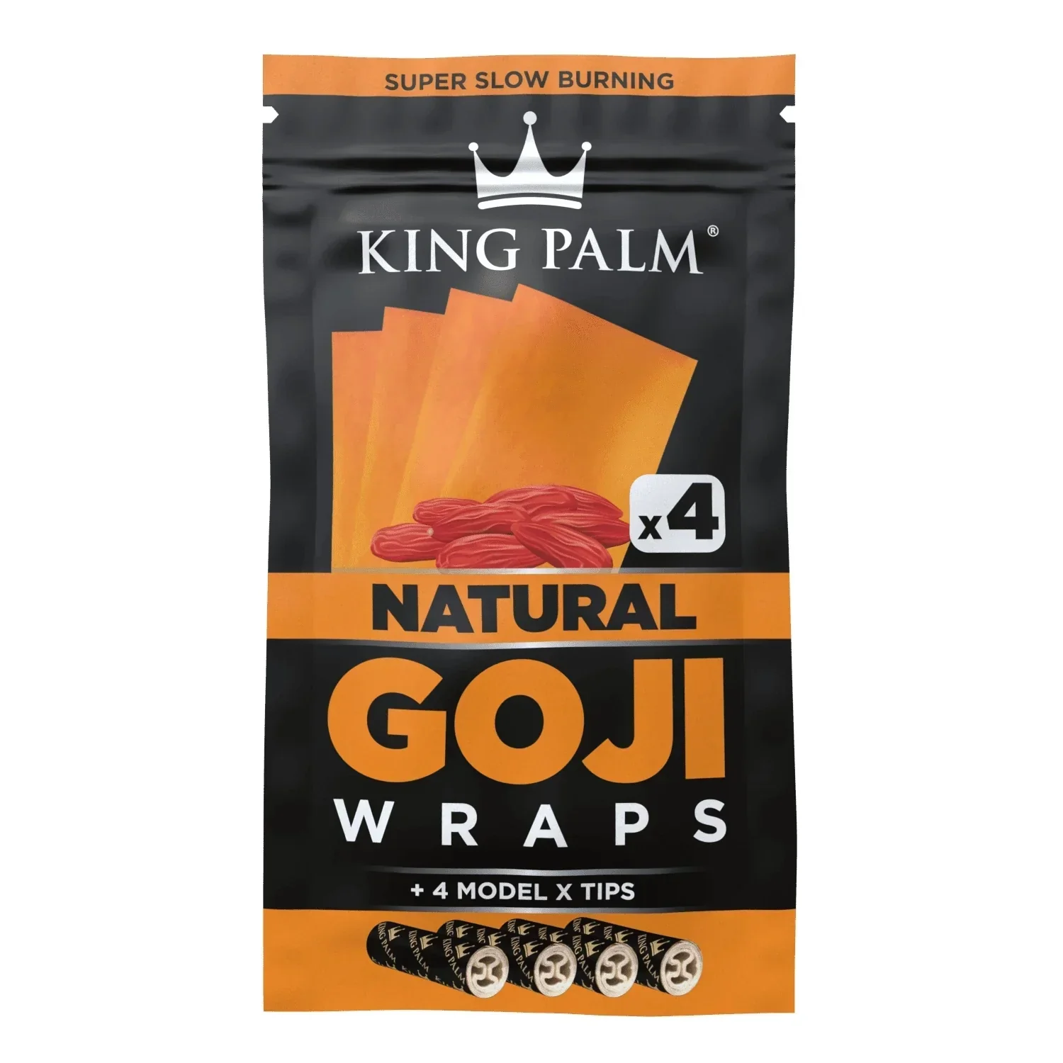 King Palm - Natural Goji Wraps 4 PK - Image 2