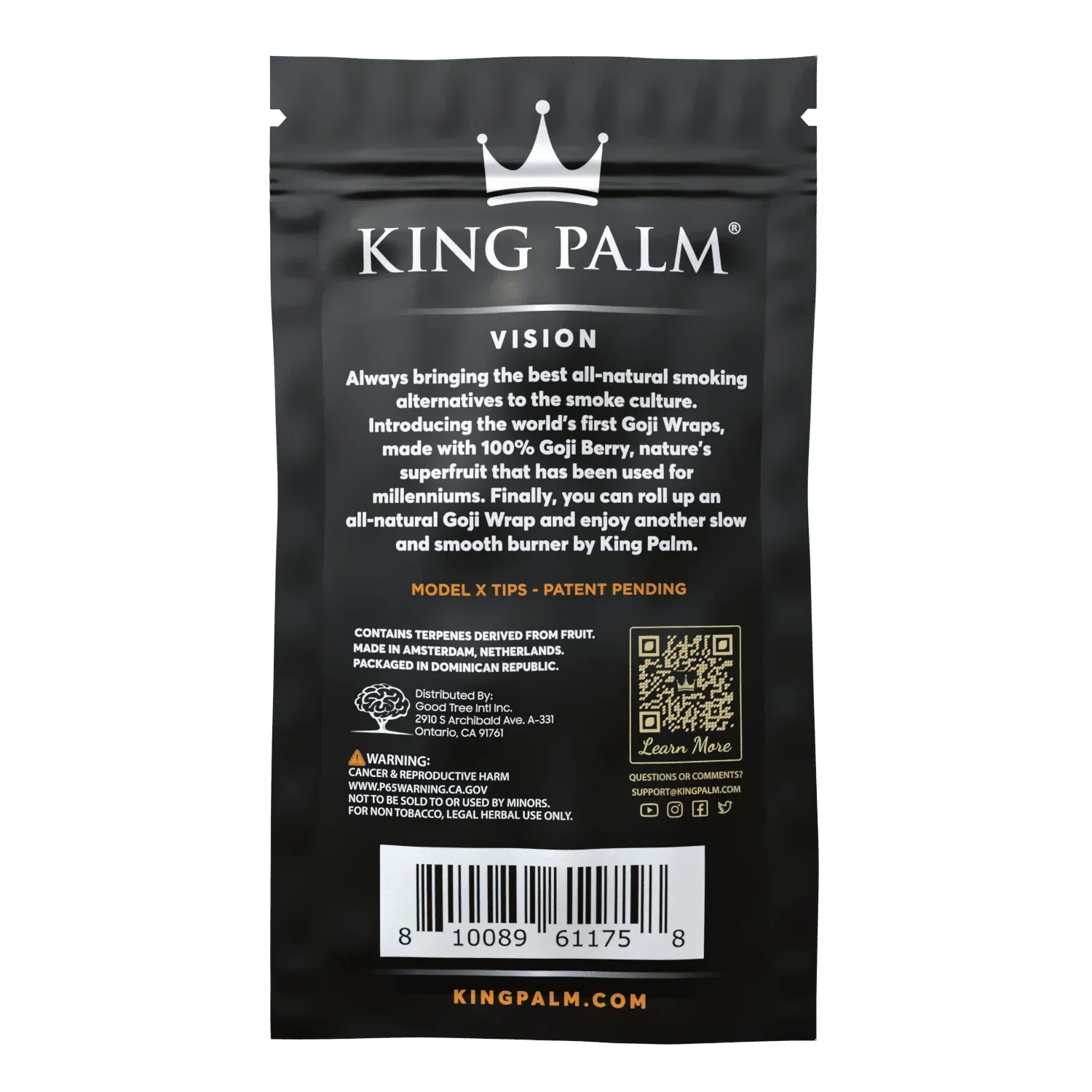 King Palm - Natural Goji Wraps 4 PK - Image 3