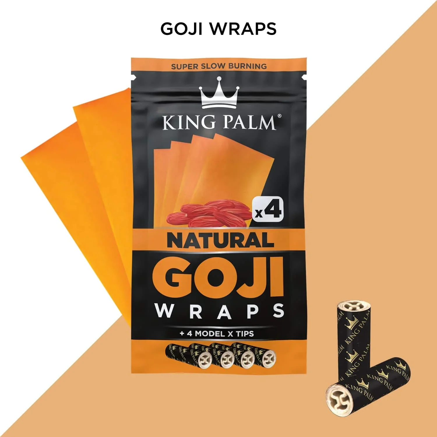 King Palm - Natural Goji Wraps 4 PK - Image 4