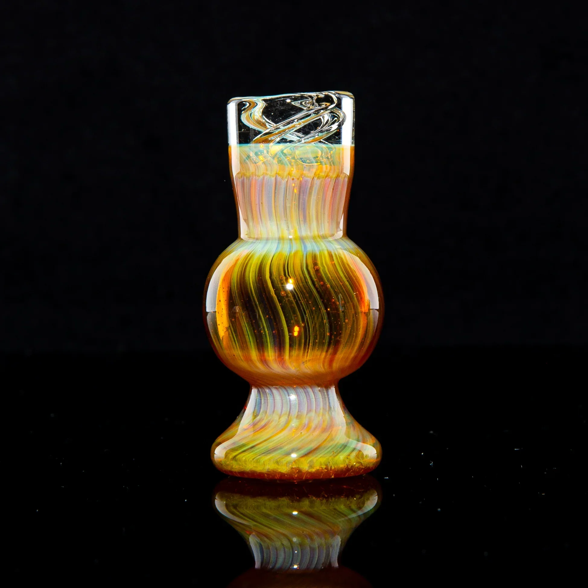 KJ Custom - Amber Purple Spinner Bubble Cap - Image 2