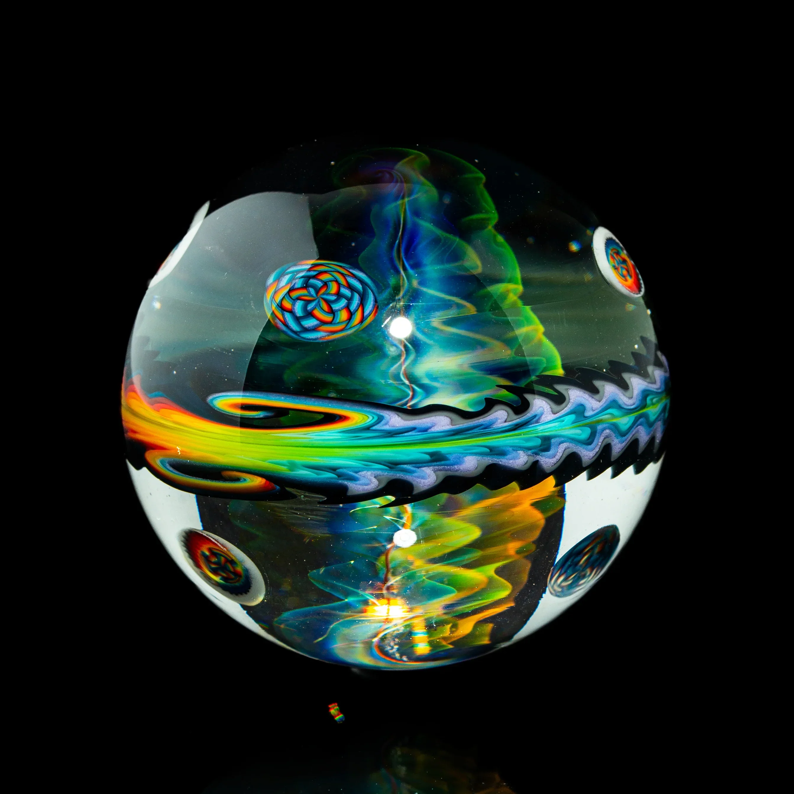KJH Glass - Fumed Bipolar 45MM Marble - Image 3