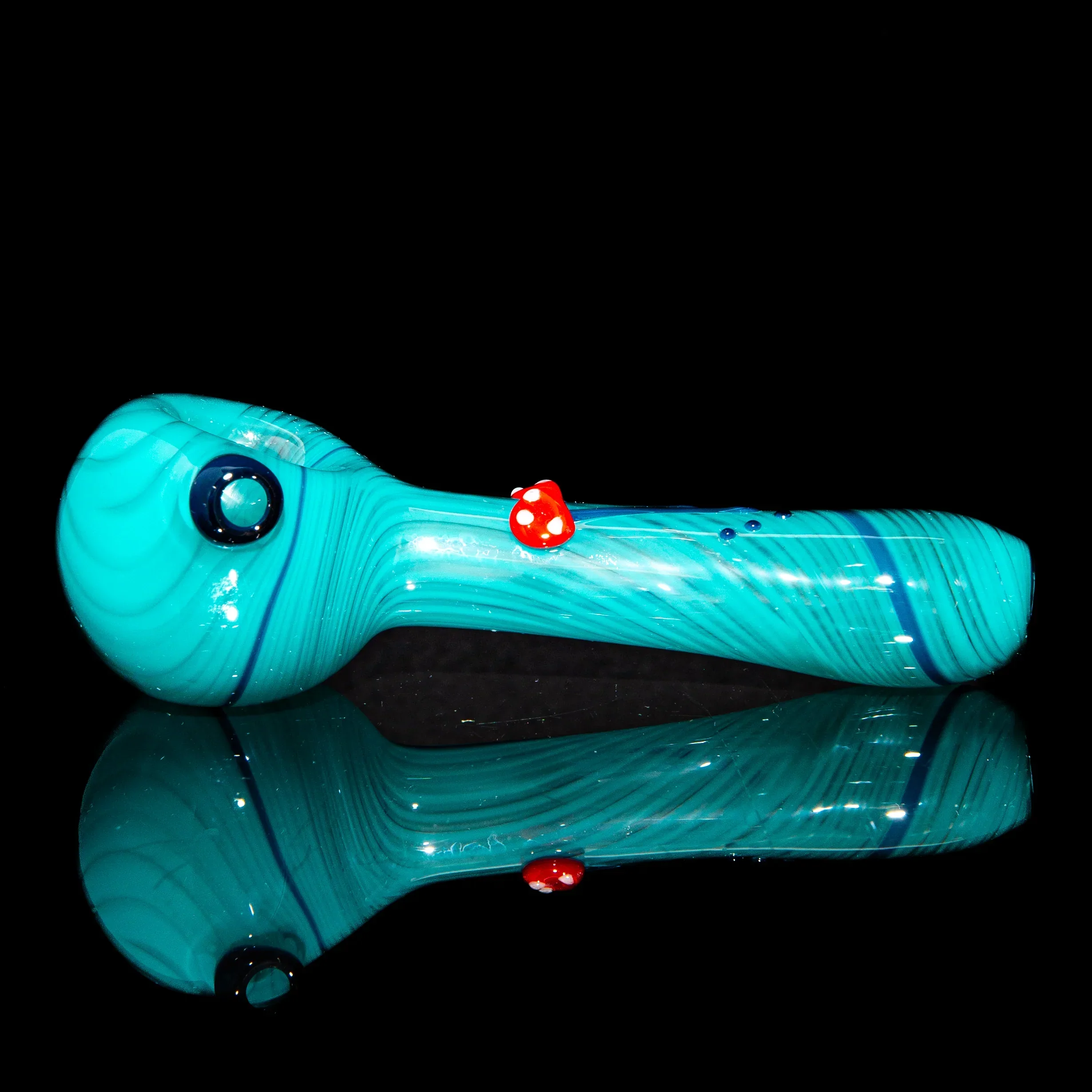Kristi Contant - Teal Mushroom Spoon - Image 2