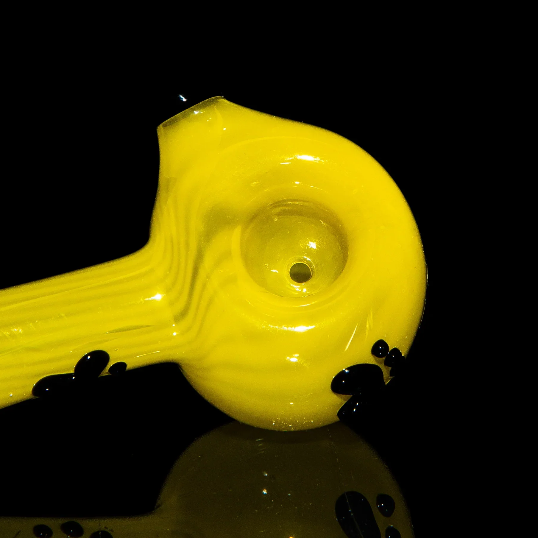 Kristi Contant - Yellow Paw Print Spoon - Image 3