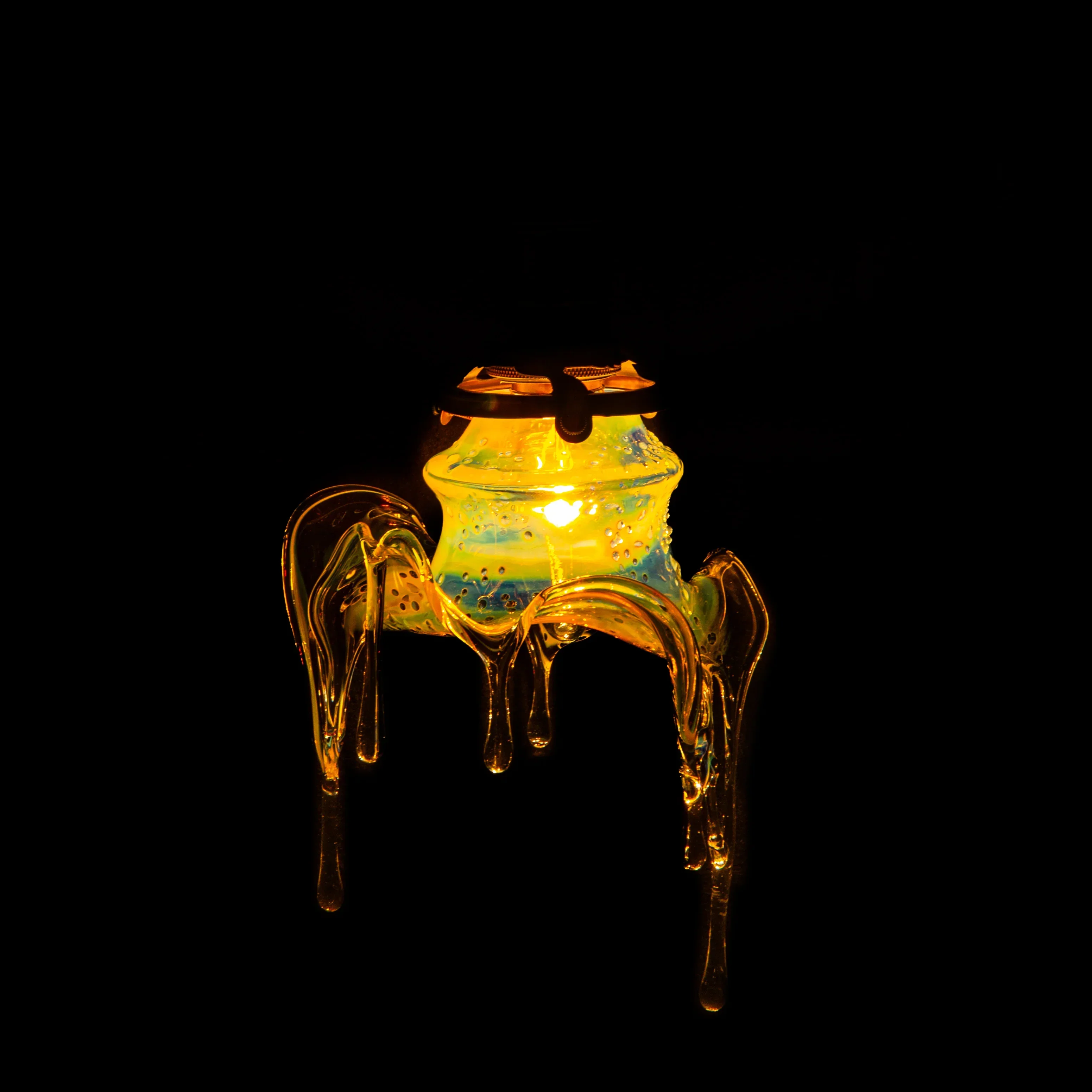 Kumb H - Blue Distortion Umbrella Drip Hanging Lamp - Image 2