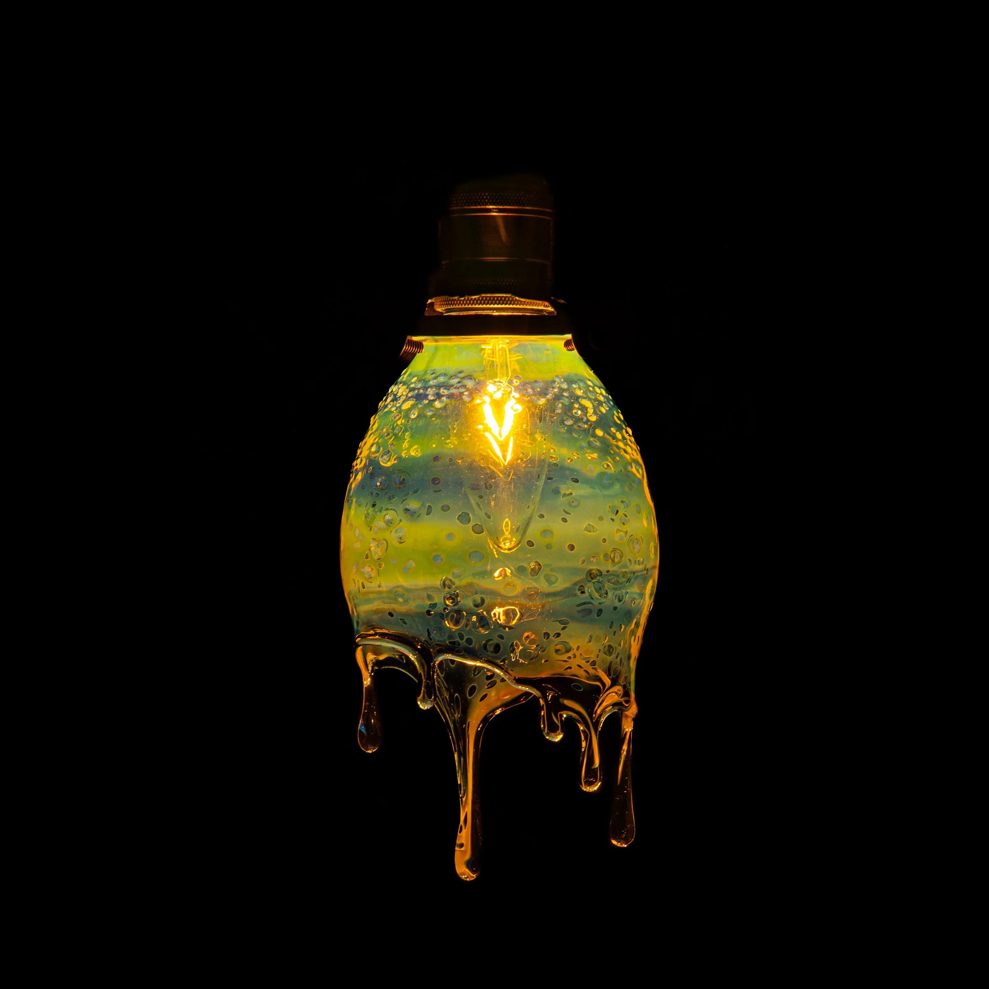 Kumb H - Blue Round Drip Lamp - Image 2