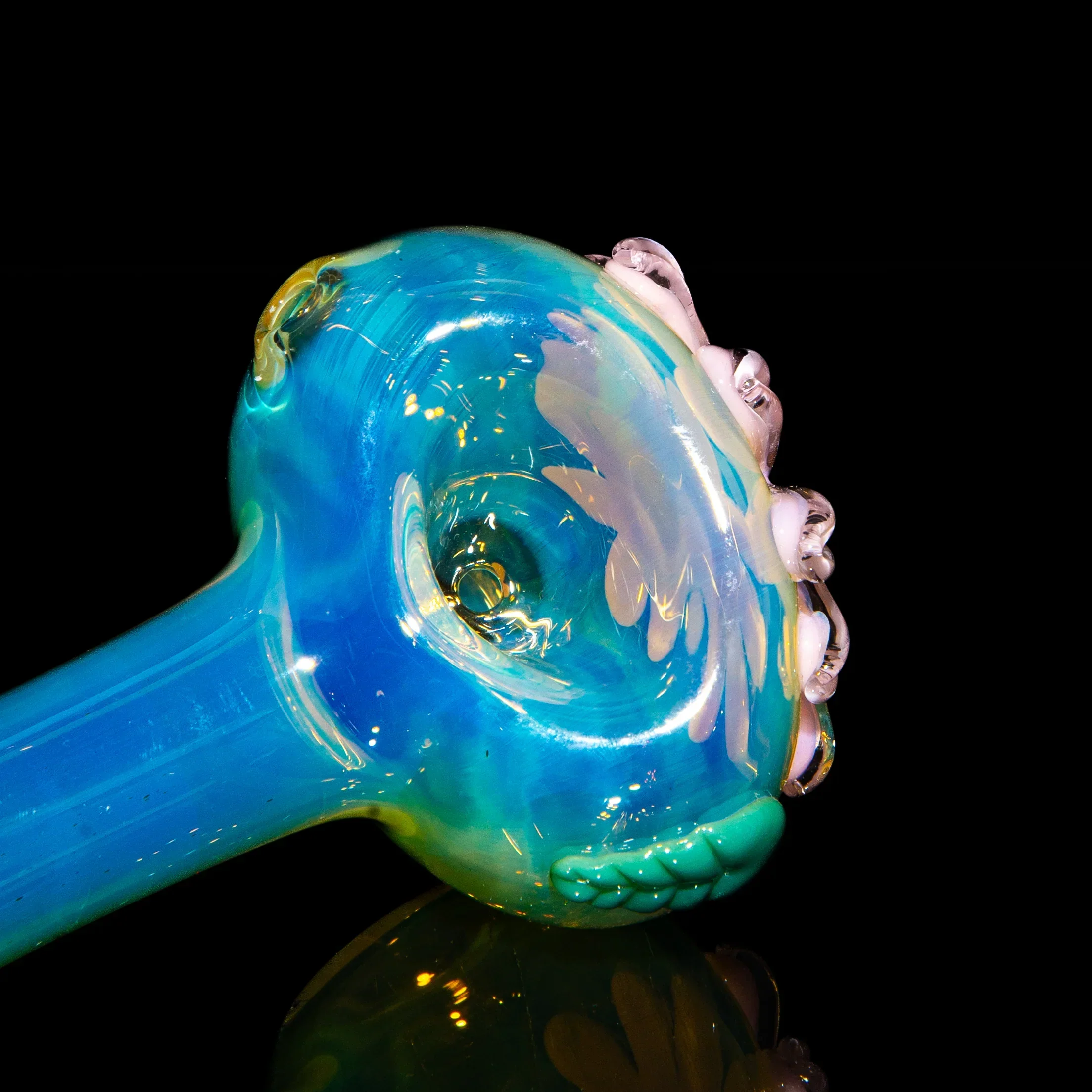 Kyle White Glass - Pink Wild Flower Fume Spoon - Image 3