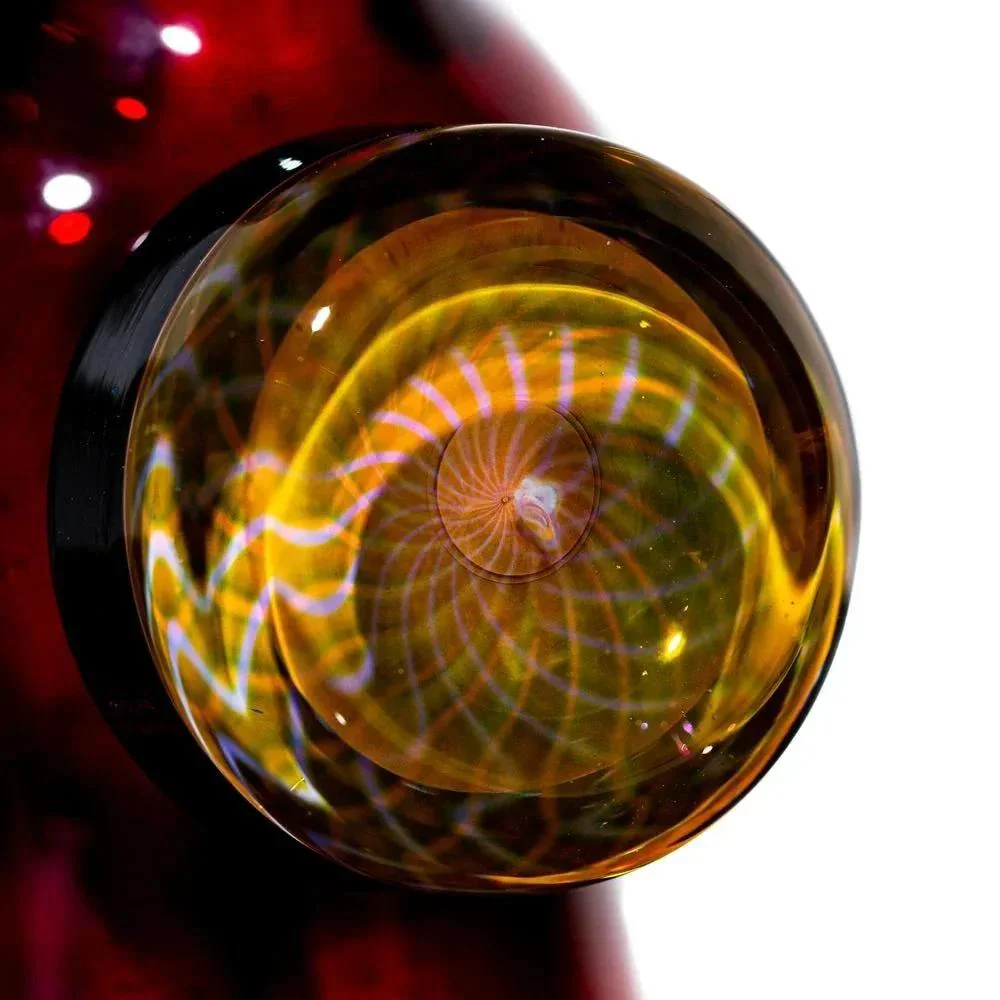Liam The Glass Guy - Fumed Red Elvis Hunchback - Image 6