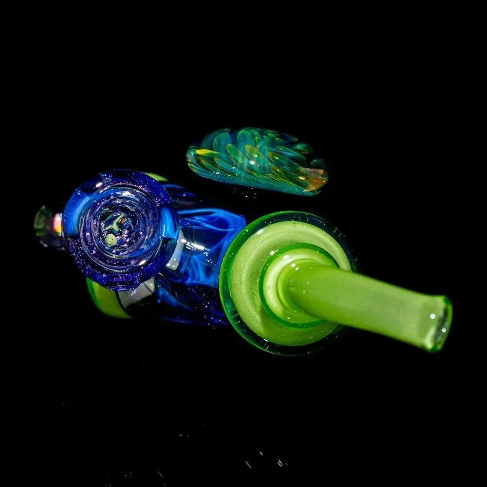Liam The Glass Guy - Lime, White Satin, Ghost & Purple Lollipop Montage Caballero - Image 2