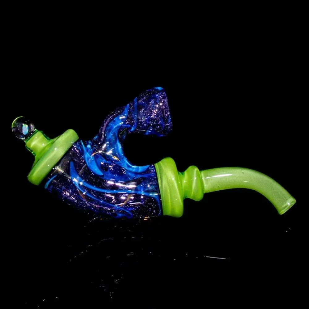 Liam The Glass Guy - Lime, White Satin, Ghost & Purple Lollipop Montage Caballero - Image 6