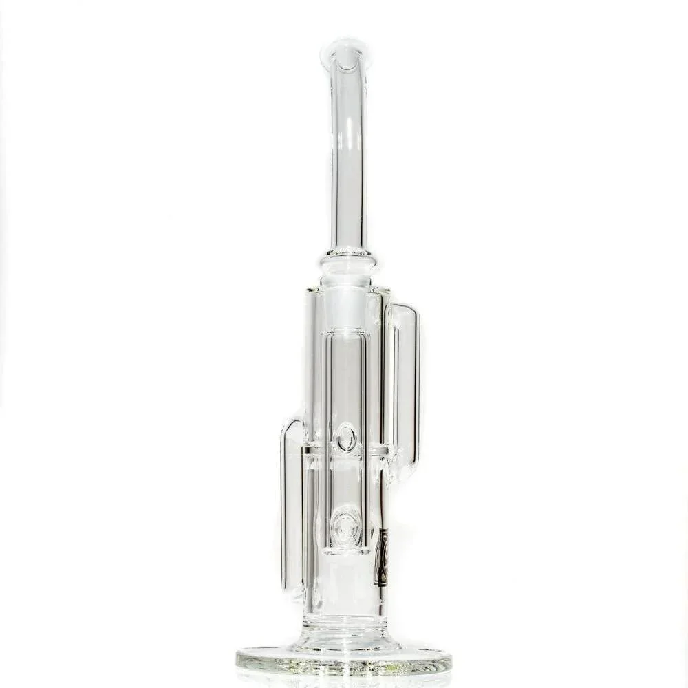 Licit Glass - 38 Special Flower Recycler Bent Neck - Image 3