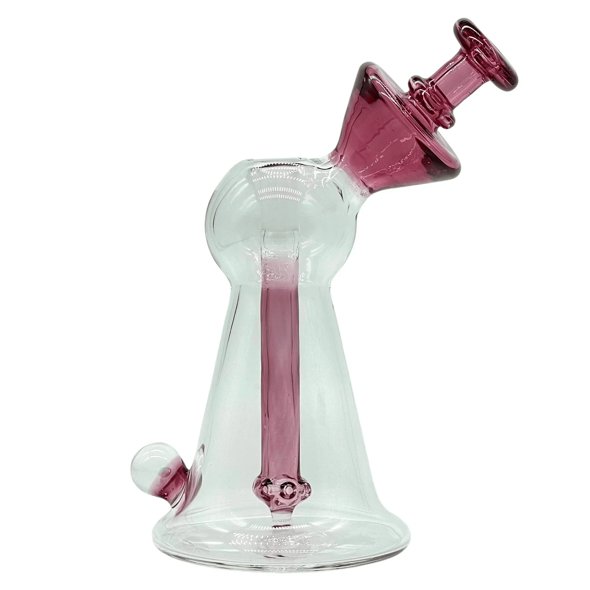 Lid Glass - Greasy Ruby Recessed Lighthouse - Image 2