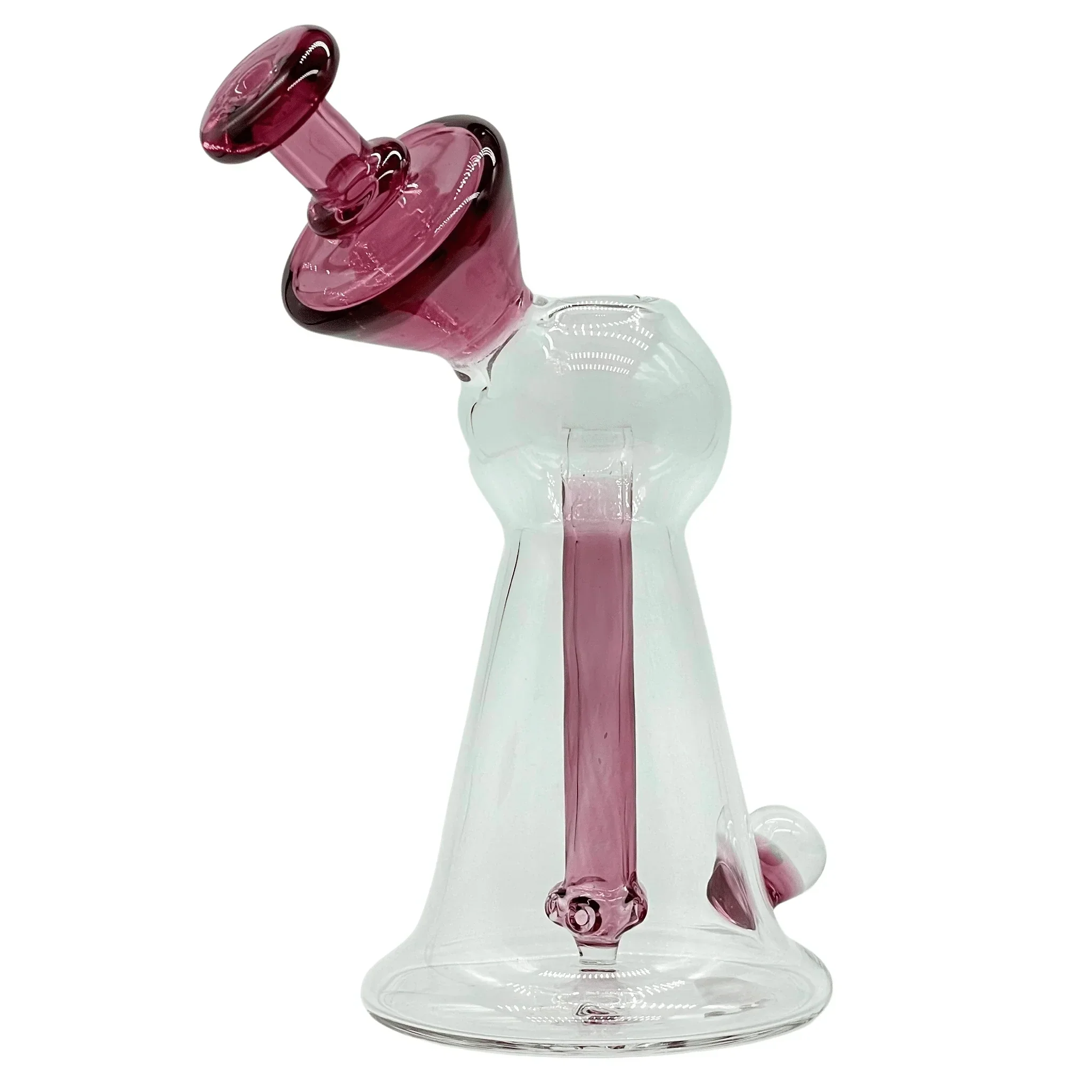 Lid Glass - Greasy Ruby Recessed Lighthouse - Image 3