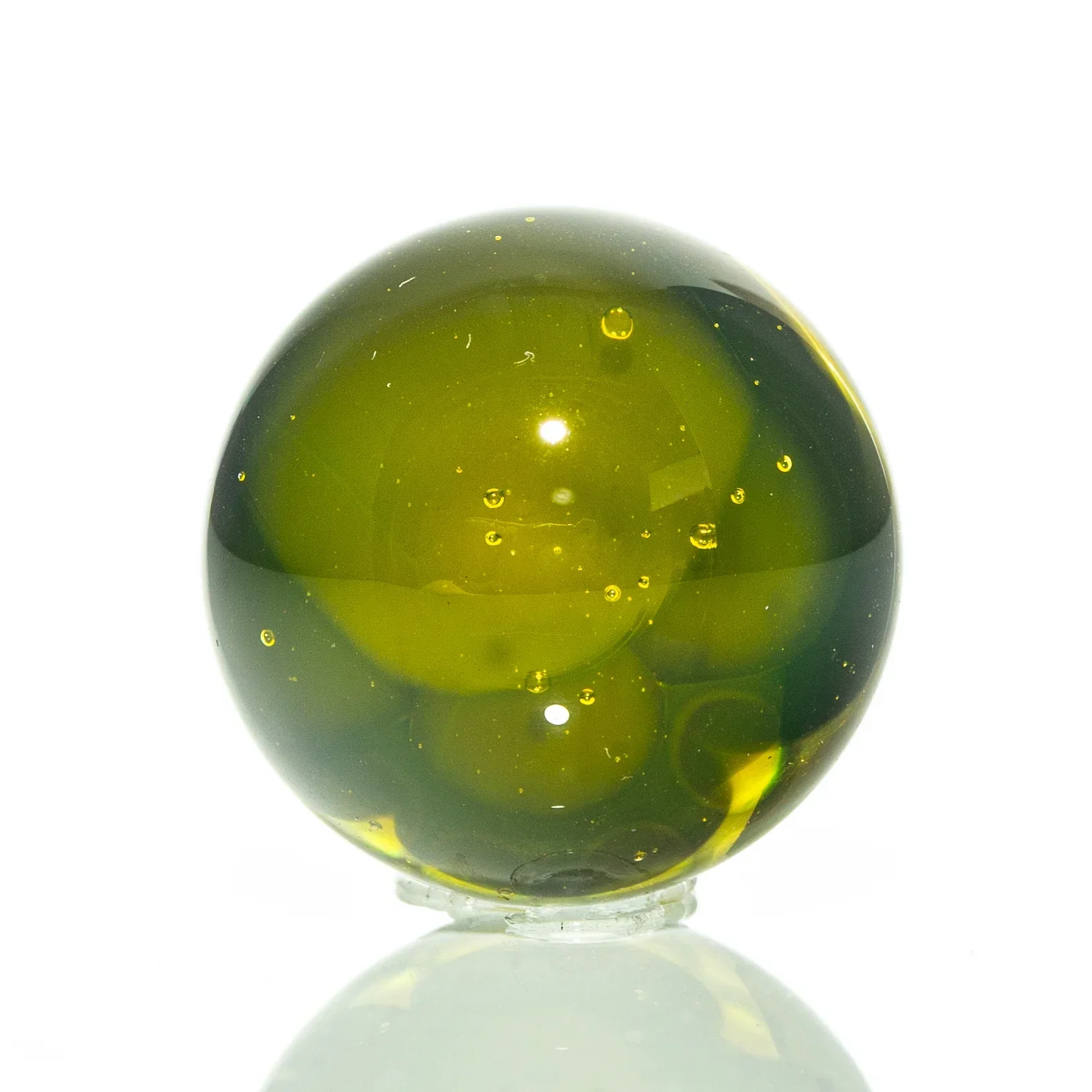 Lil Bear - Greasy Yellow Opal 19MM Slurper Marble - Image 2