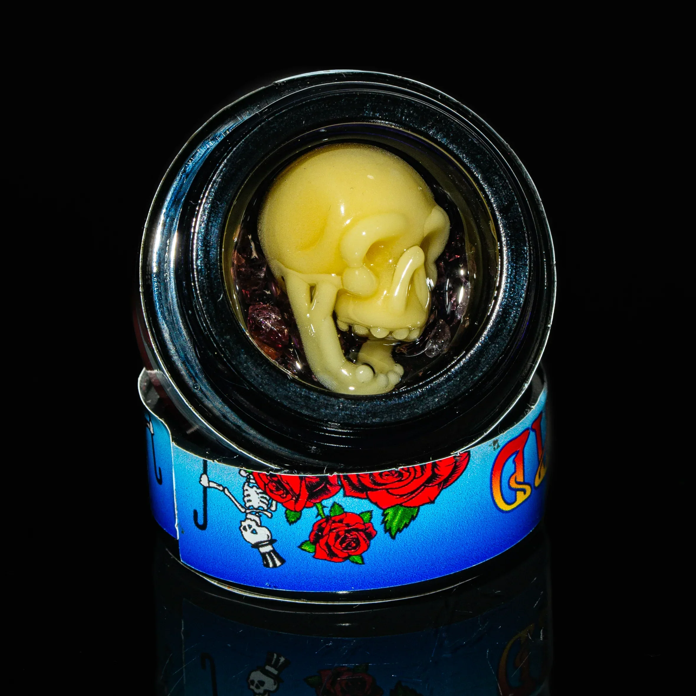Liz Wright Glass - Spinel Crystal Skull Hash Jar - Image 2