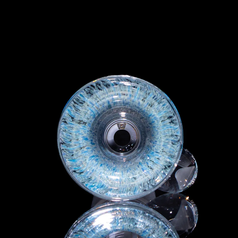 Llerandi Glass - Light Blue Frit 18mm Slide - Image 2