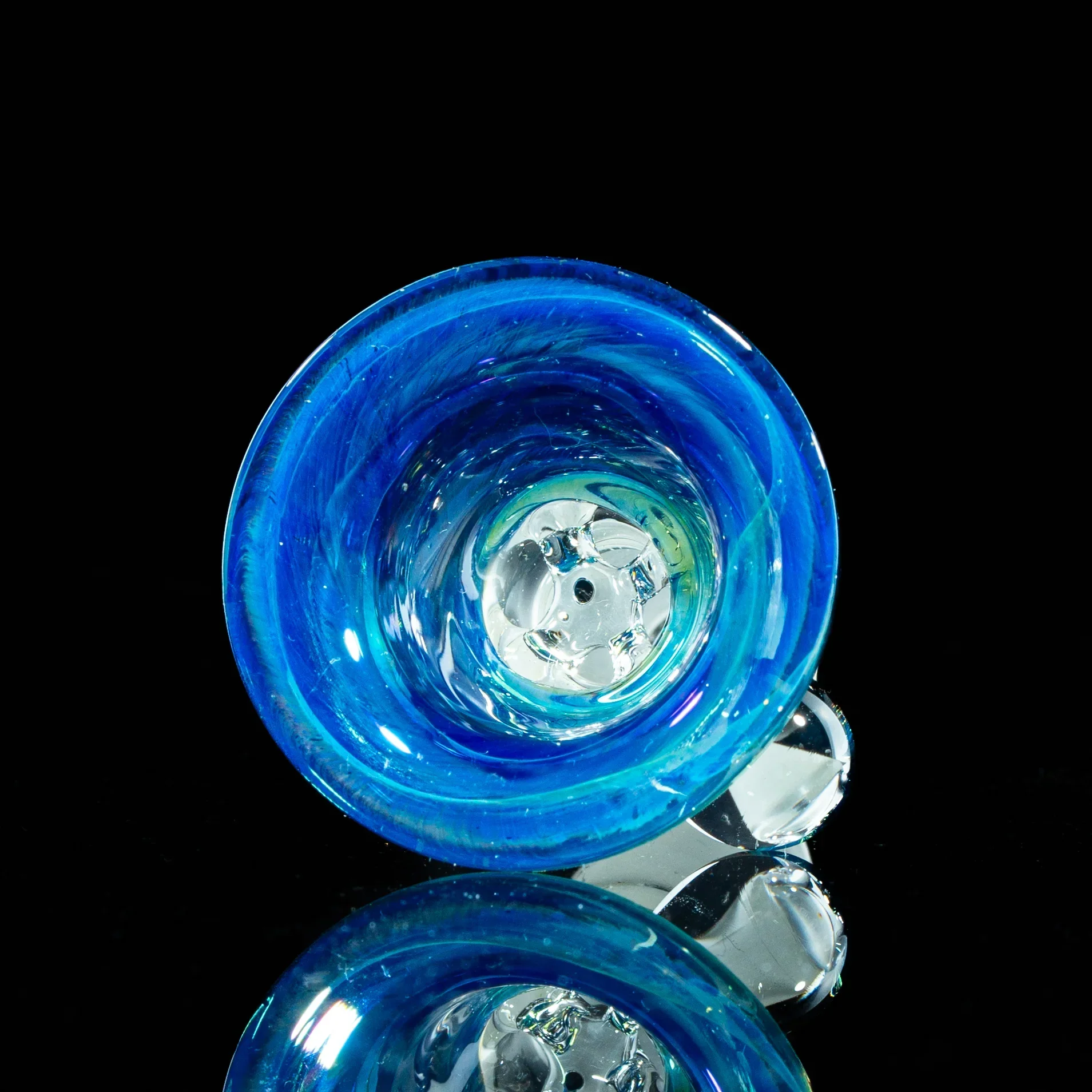 Llerandi Glass - Irrid Four Hole 14mm Slide - Image 2