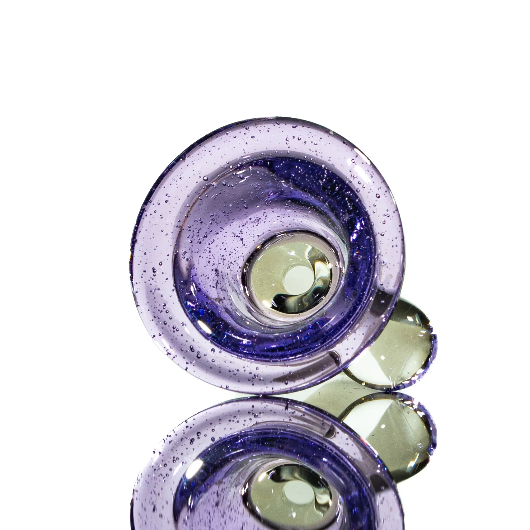 Llerandi Glass - Purple Lollipop 14mm Slide - Image 2
