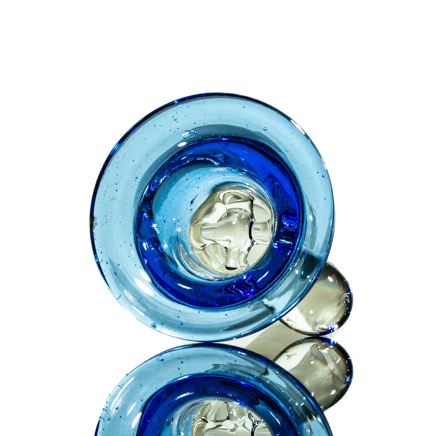 Llerandi Glass - Rain Drop Four Hole 14mm Slide - Image 2