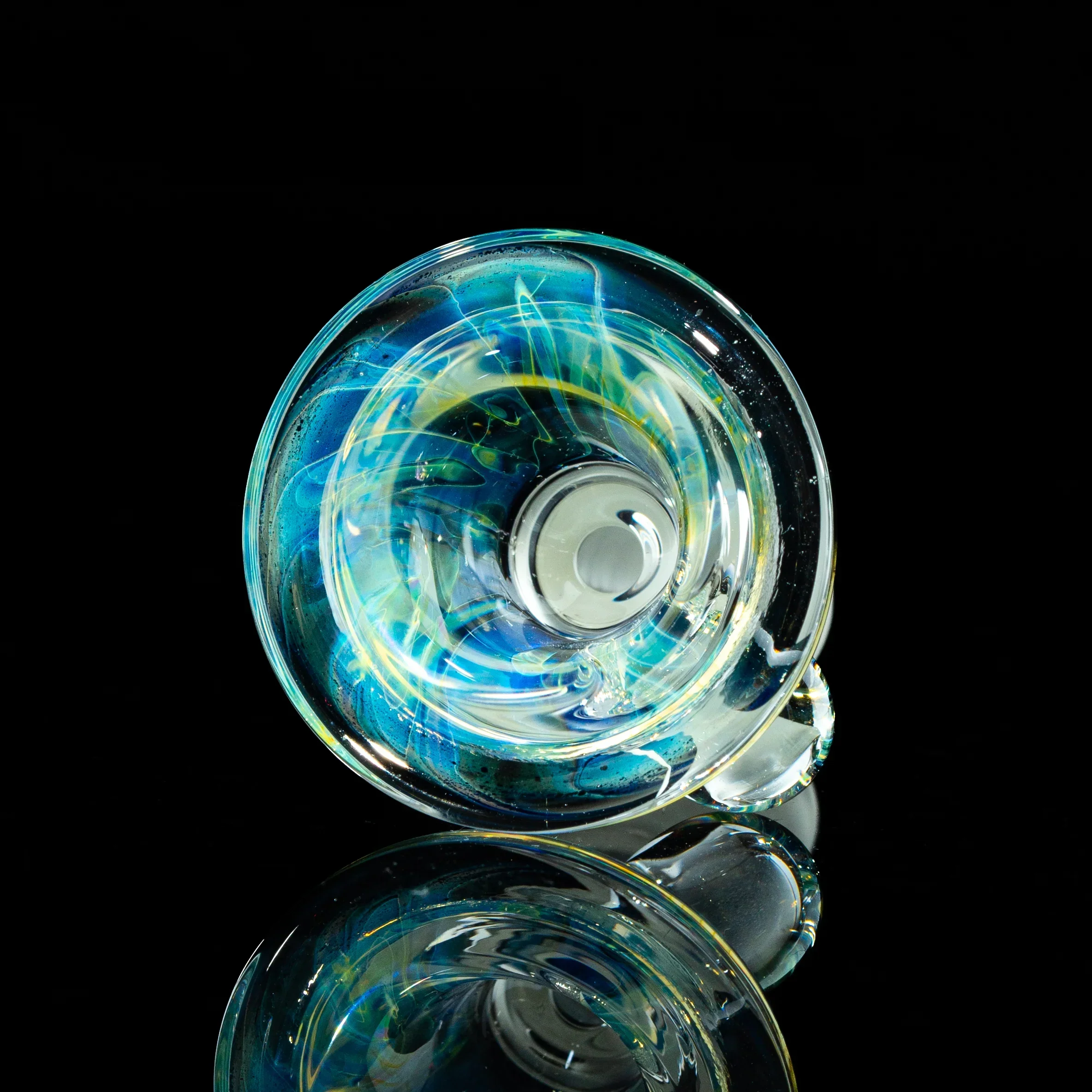 Llerandi Glass - Silver Fume Pattern 14mm Slide - Image 2