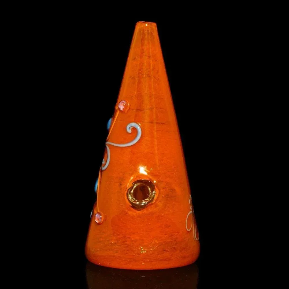 Lyric Glass - 10mm Orange Flower Rig - Image 2
