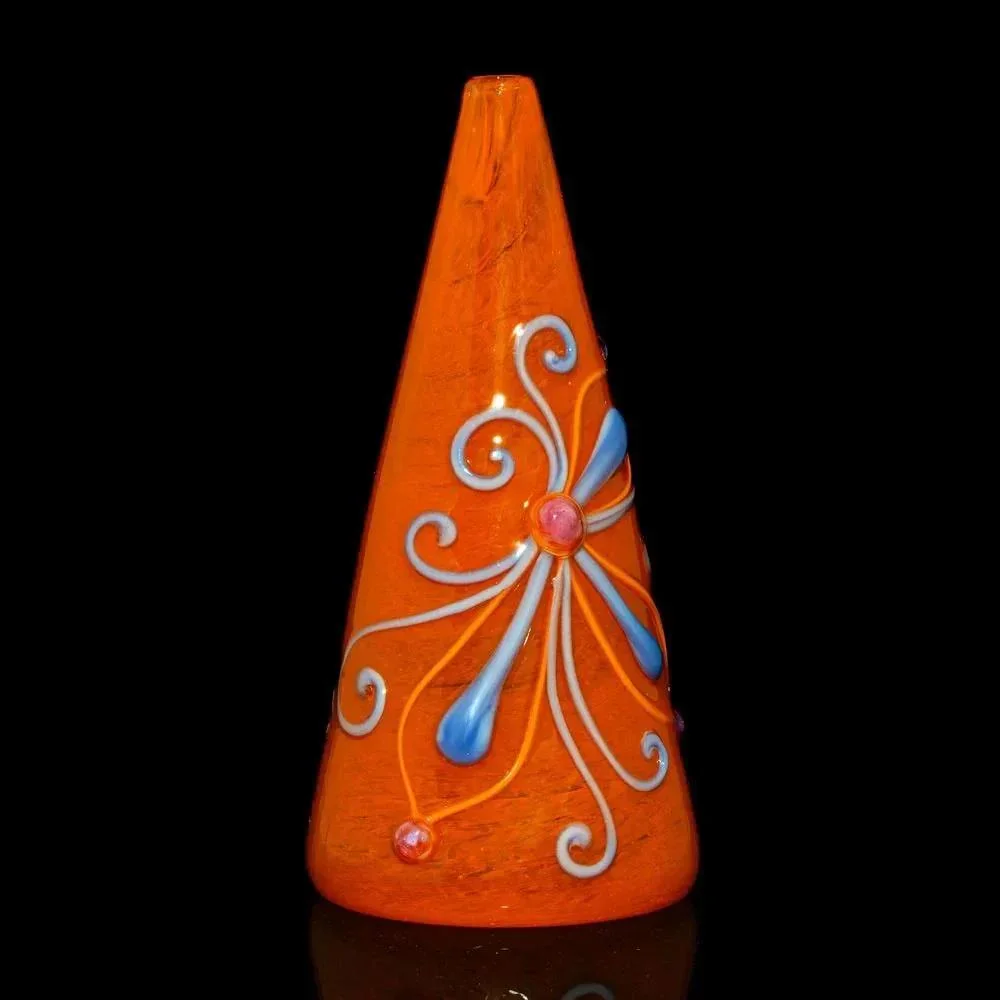 Lyric Glass - 10mm Orange Flower Rig - Image 4