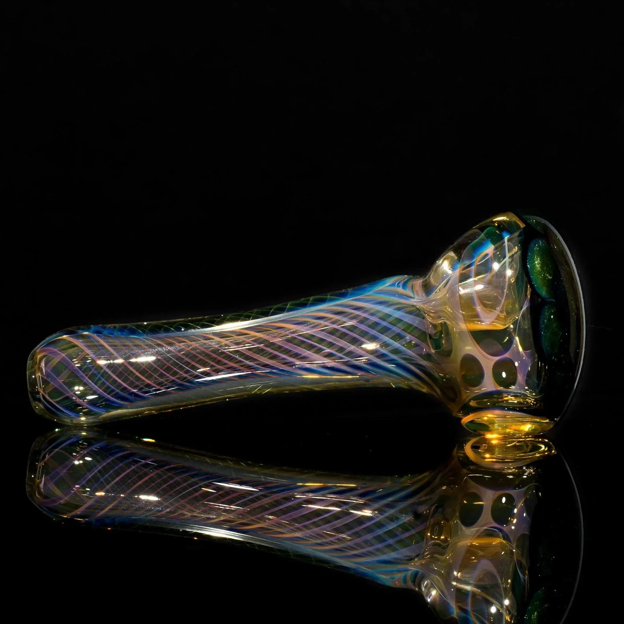 Matt 2000 Fumed Inside Out Dotstack Spoon Olive - Image 5