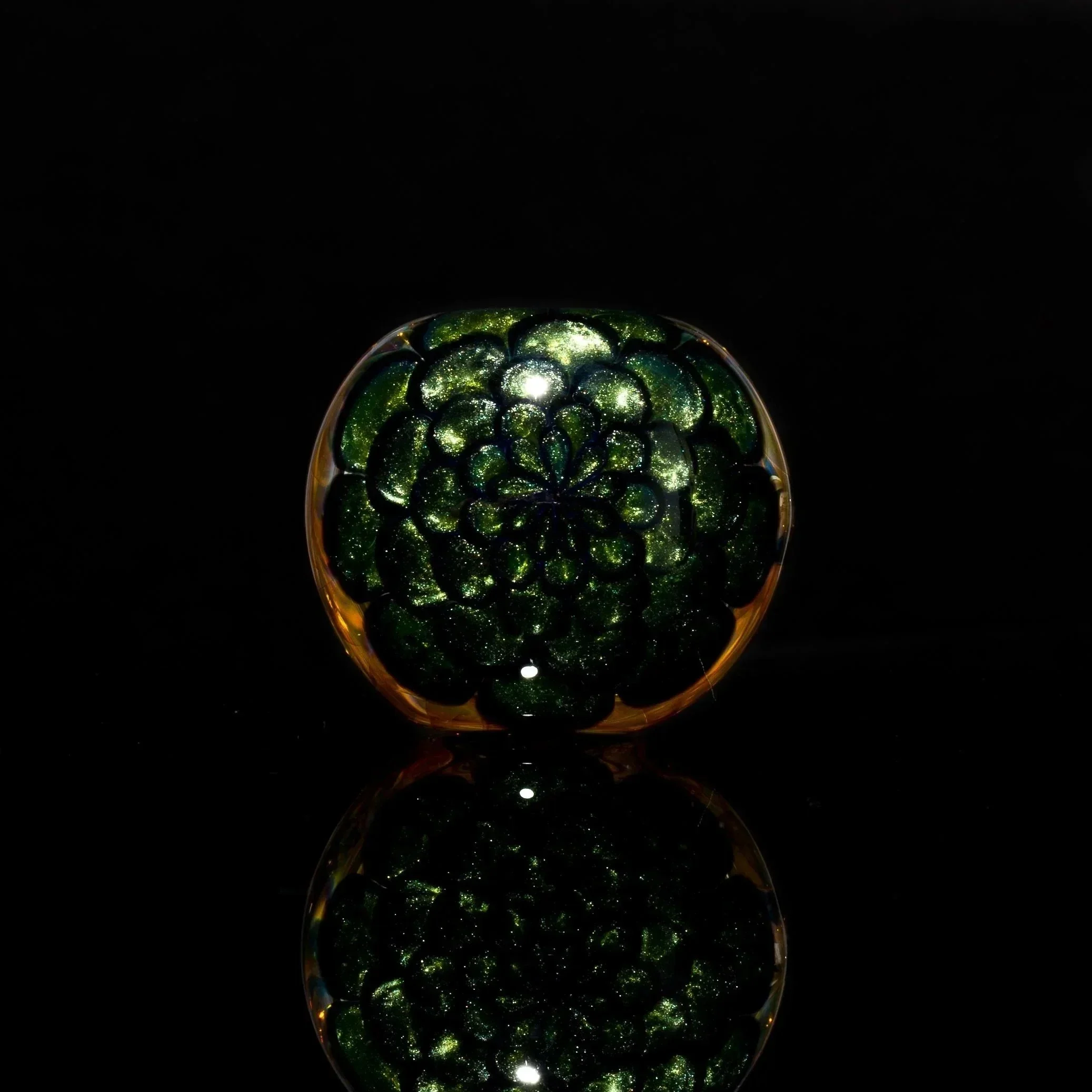 Matt 2000 Fumed Inside Out Dotstack Spoon Olive - Image 7